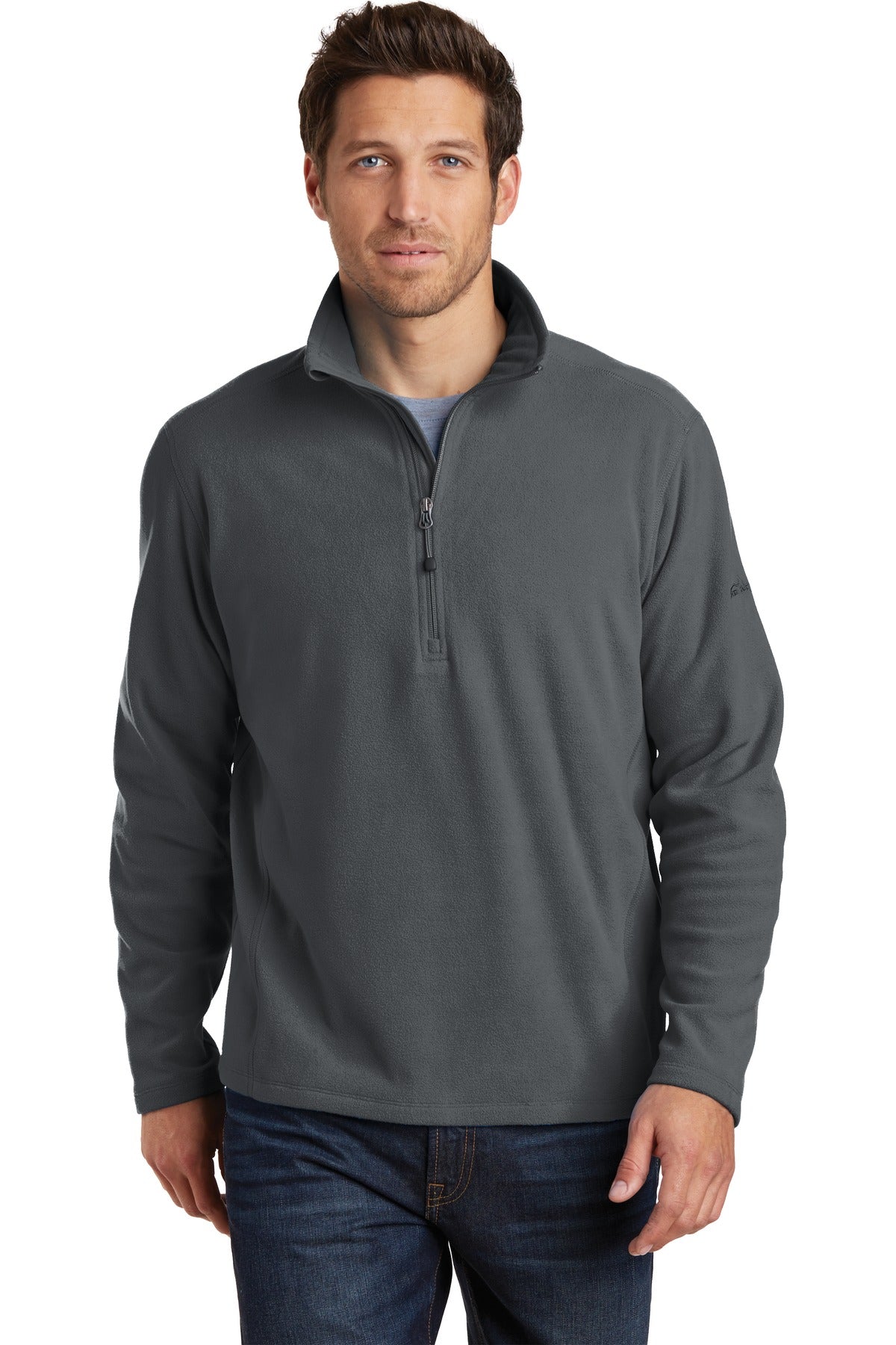 Custom Embroidery or DTF Print - Eddie Bauer®1/2-Zip Microfleece Jacket. EB226