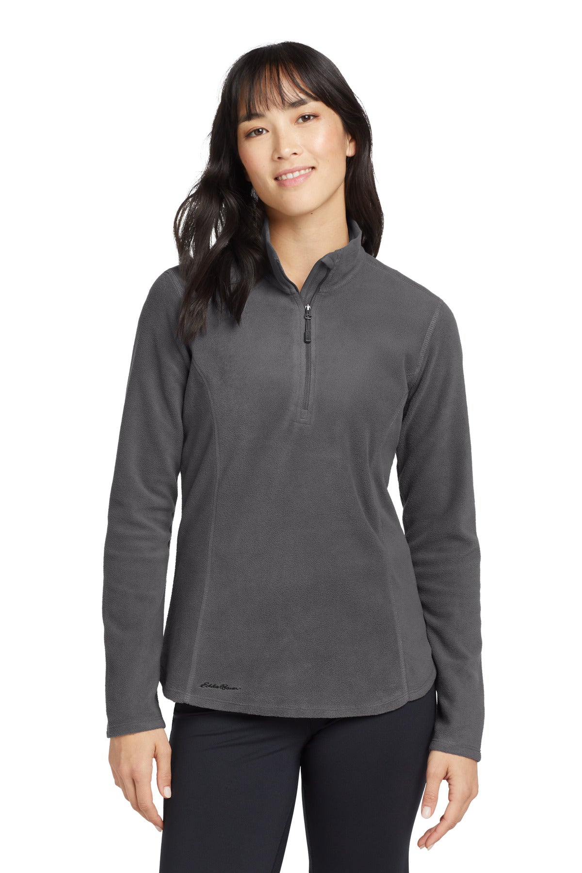 Custom Embroidery or DTF Print - Eddie Bauer® Women's 1/2-Zip Microfleece Jacket EB227