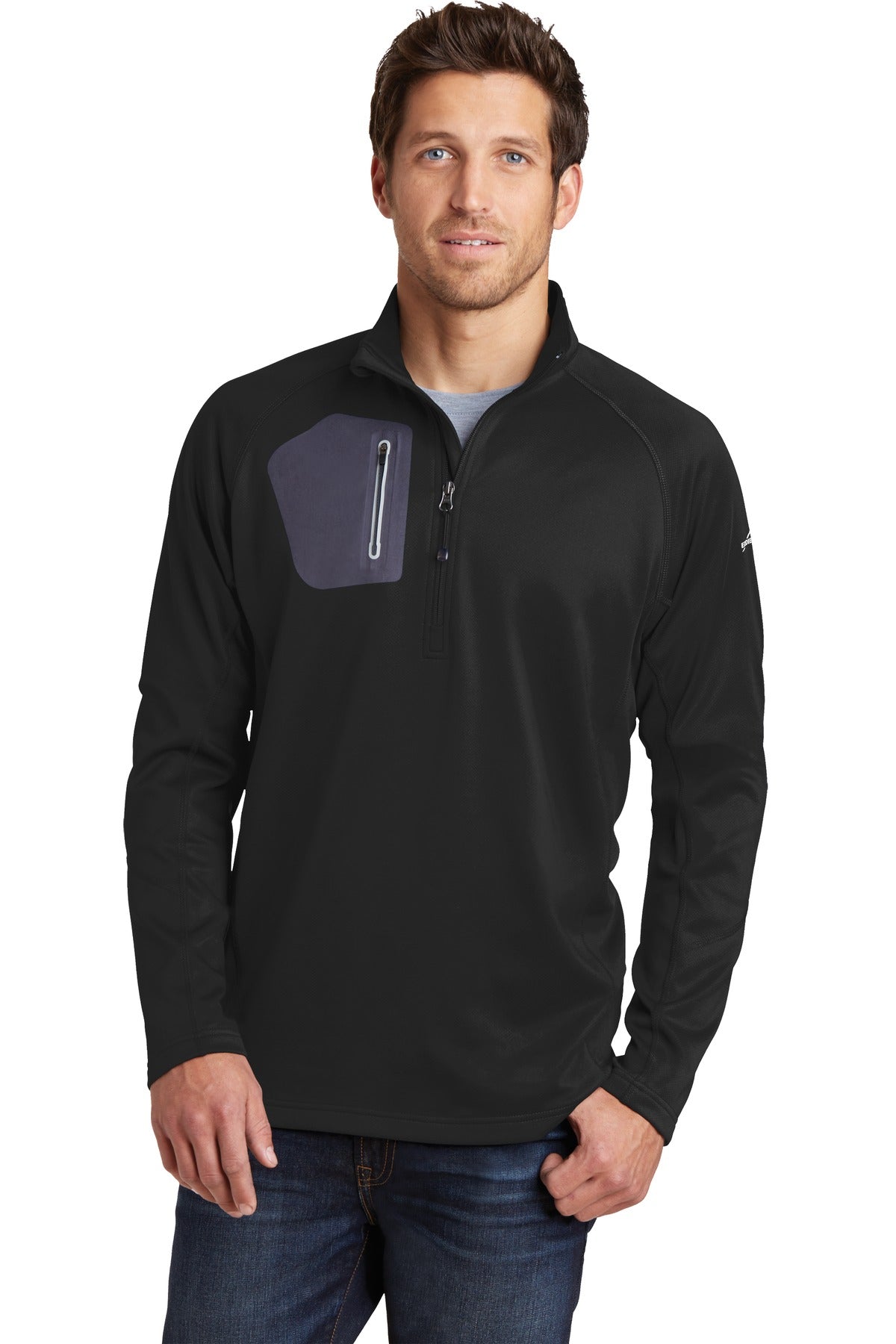 Custom Embroidery or DTF Print - Eddie Bauer® 1/2-Zip Performance Fleece. EB234
