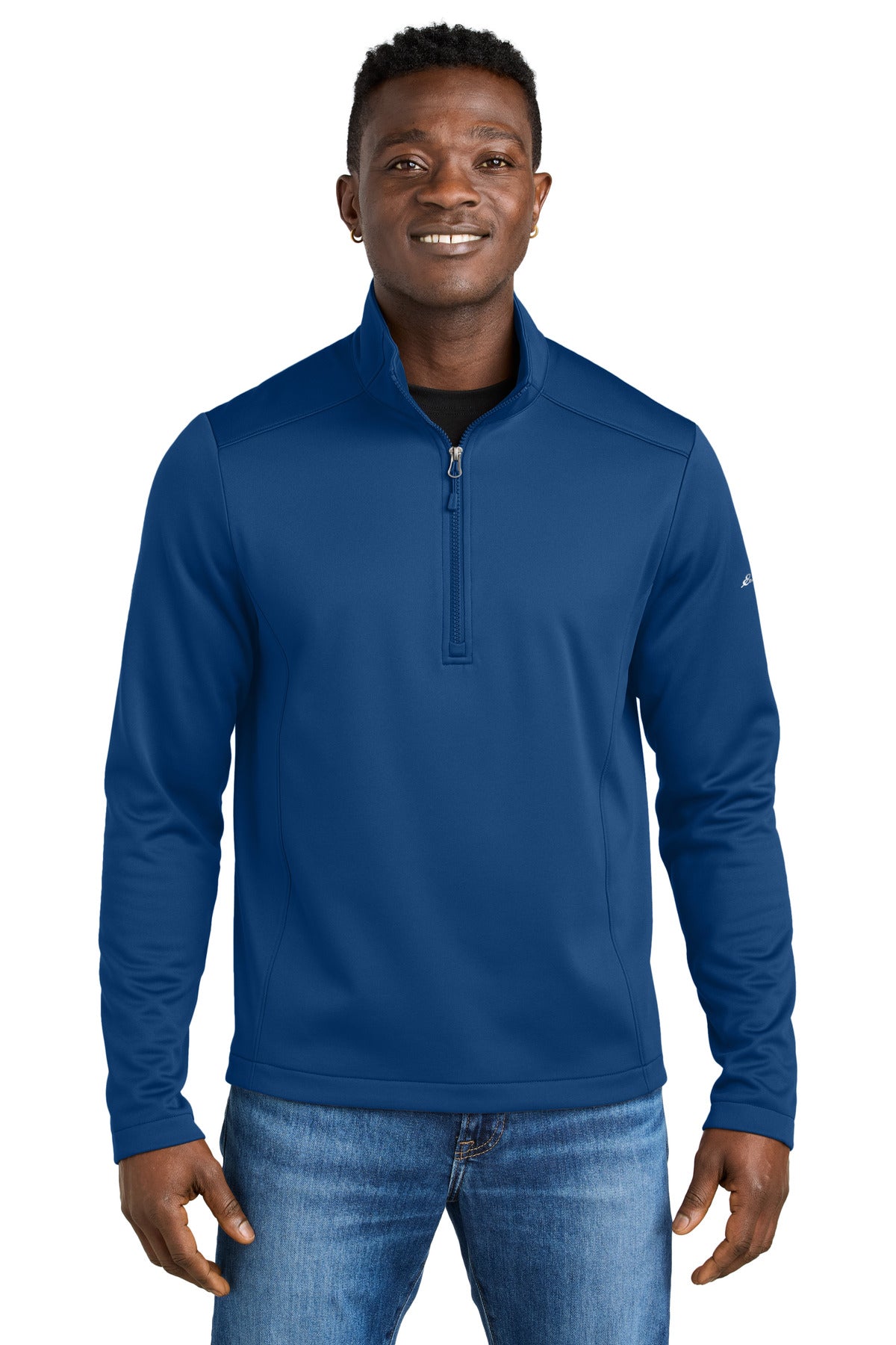 Custom Embroidery or DTF Print - Eddie Bauer® Smooth Mid Layer Fleece 1/2-Zip EB2360