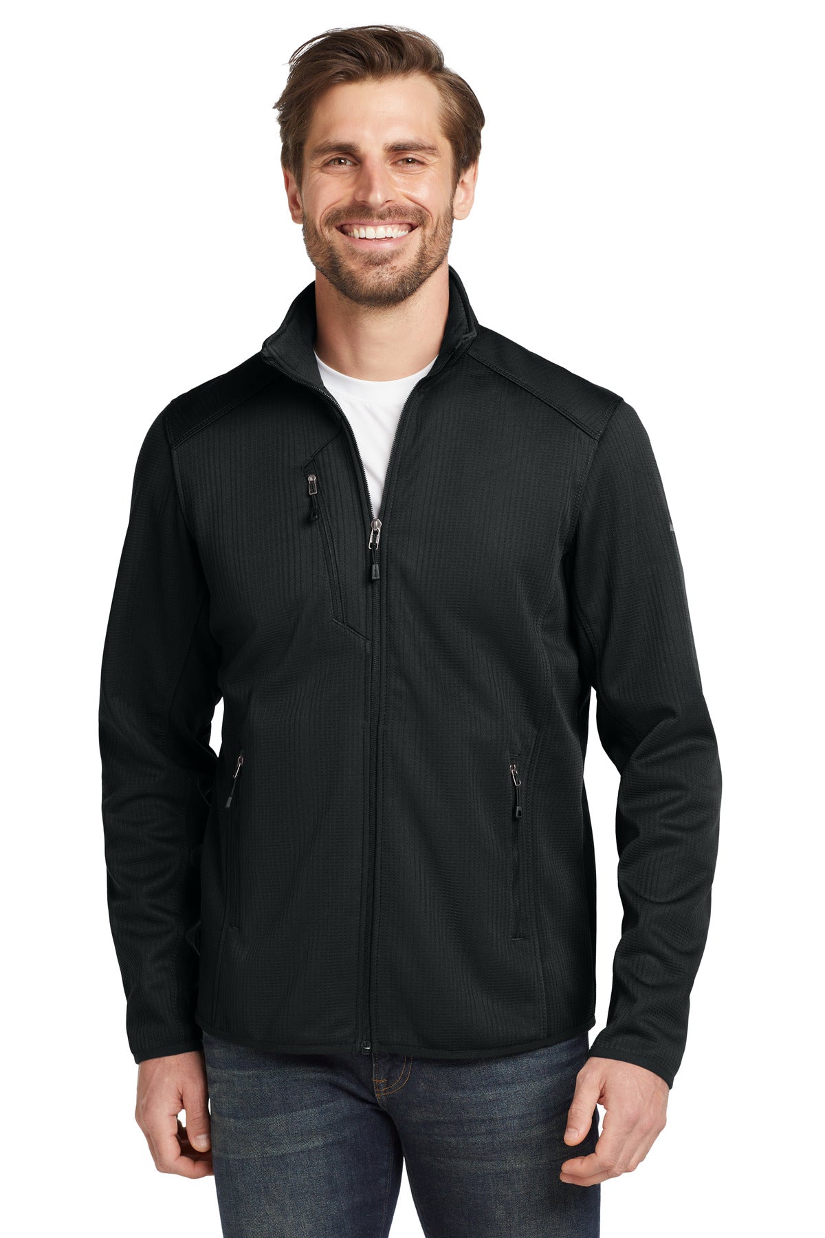 Custom Embroidery or DTF Print - Eddie Bauer  ®  Dash Full-Zip Fleece Jacket. EB242