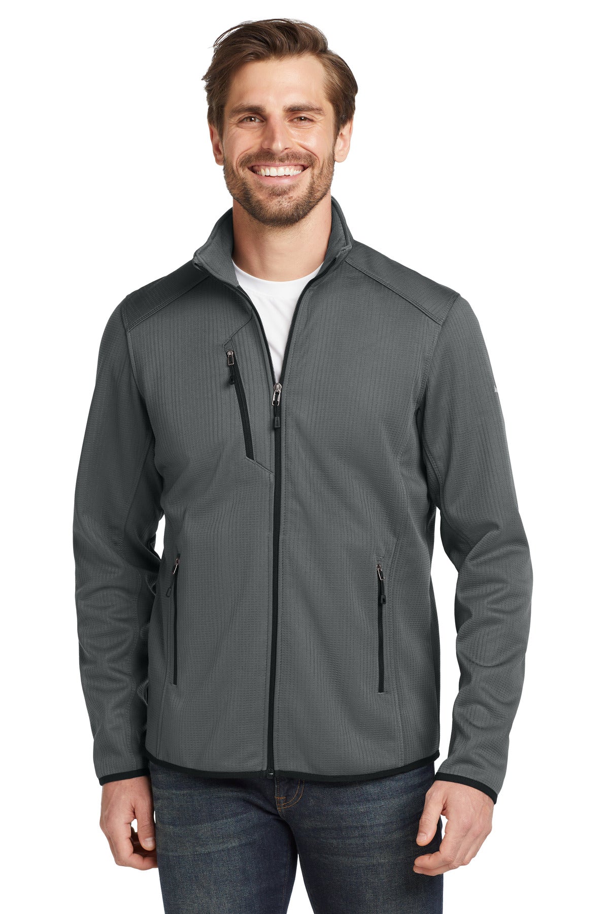 Custom Embroidery or DTF Print - Eddie Bauer  ®  Dash Full-Zip Fleece Jacket. EB242