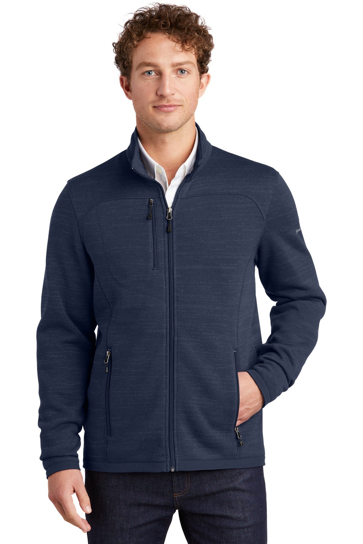 Custom Embroidery or DTF Print - Eddie Bauer  ®  Sweater Fleece Full-Zip. EB250