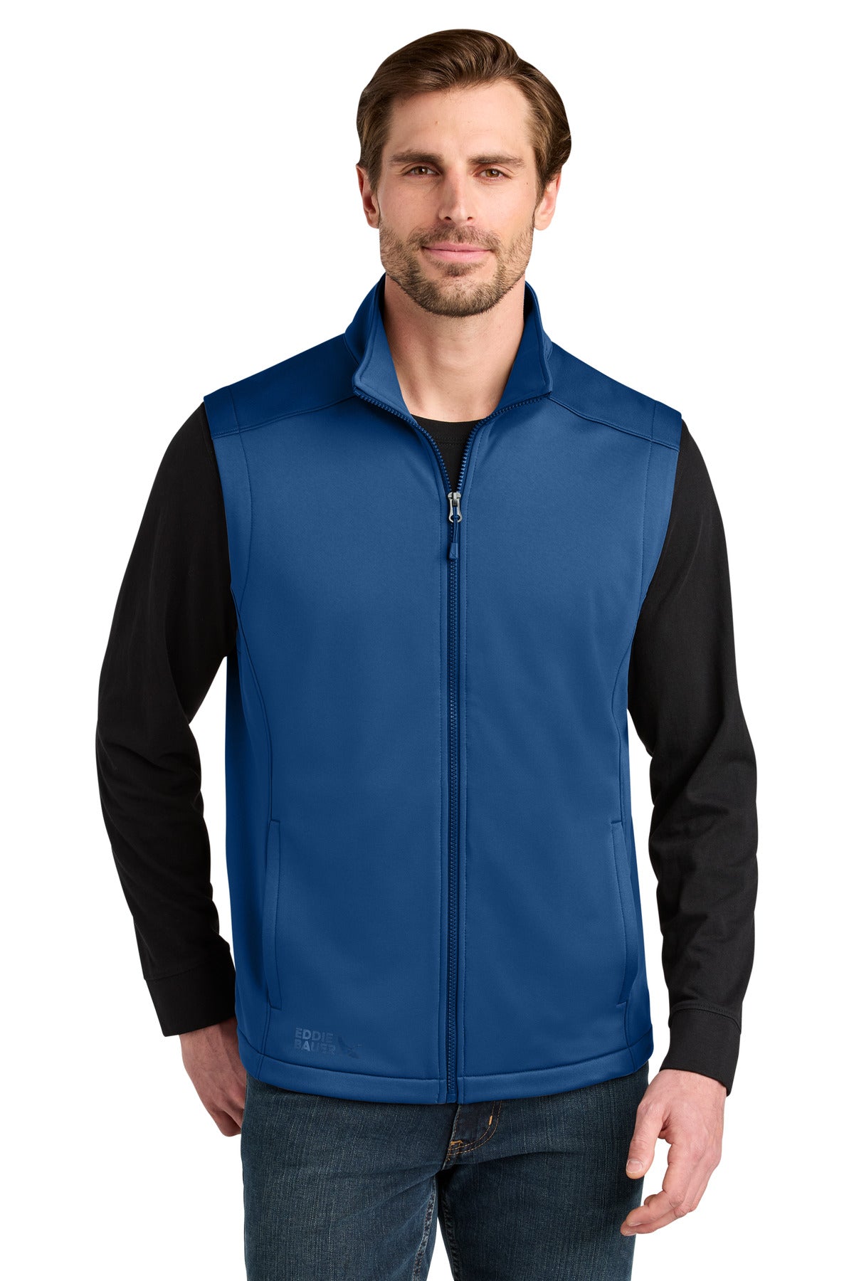 Custom Embroidery or DTF Print - Eddie Bauer® Smooth Mid Layer Fleece Vest EB2560
