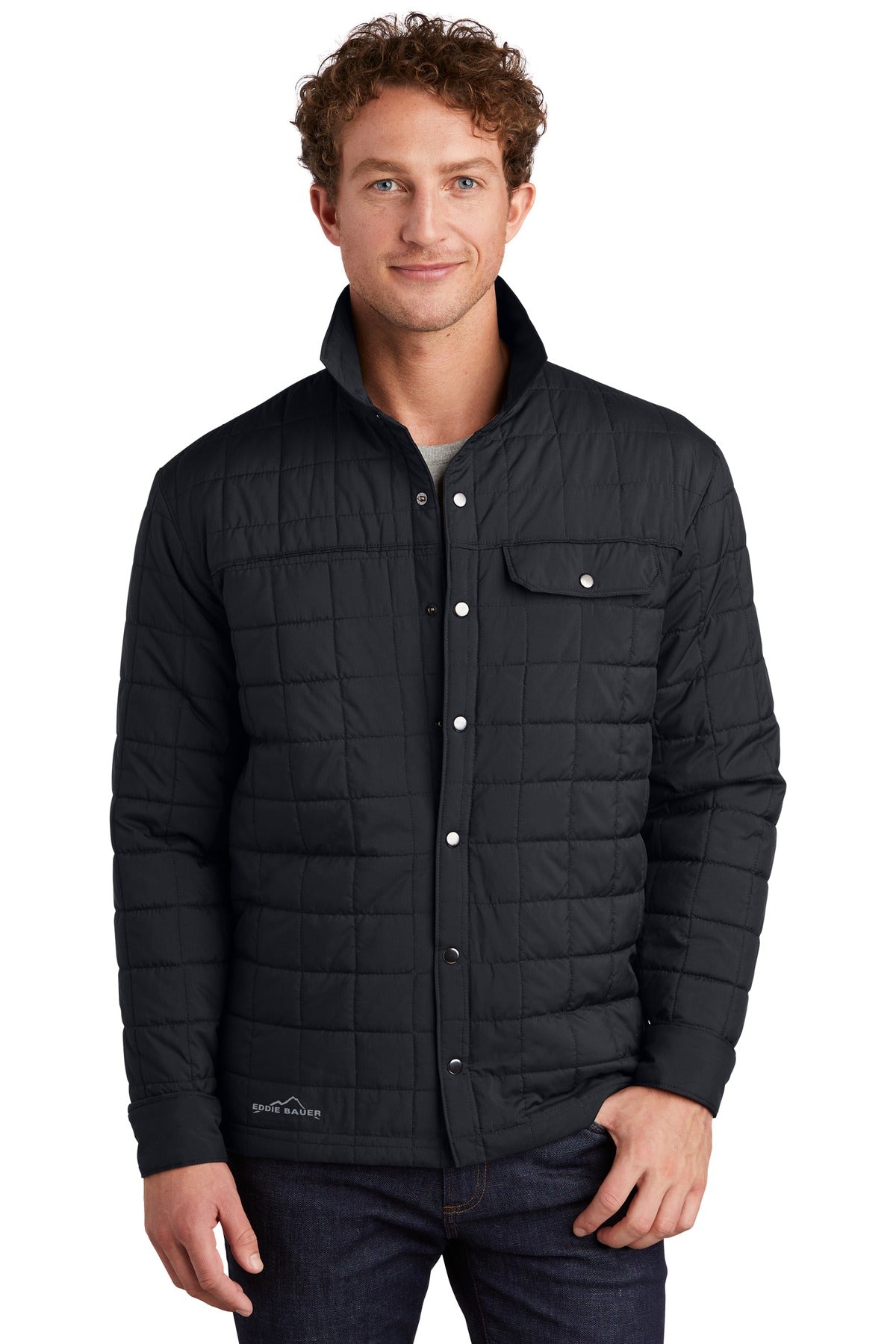 Custom Embroidery or DTF Print - Eddie Bauer  ®  Shirt Jac. EB502