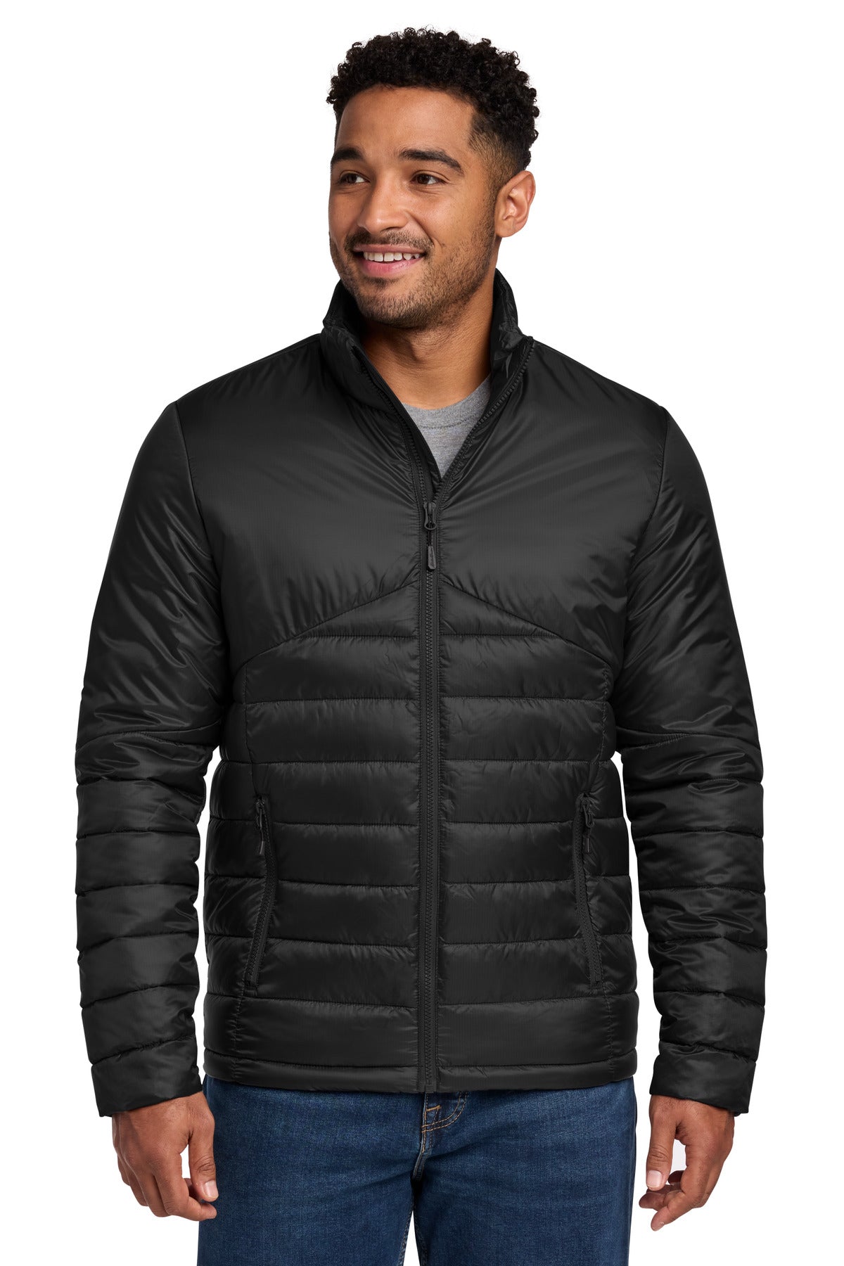 Custom Embroidery or DTF Print - Eddie Bauer ®  Quilted Jacket EB510