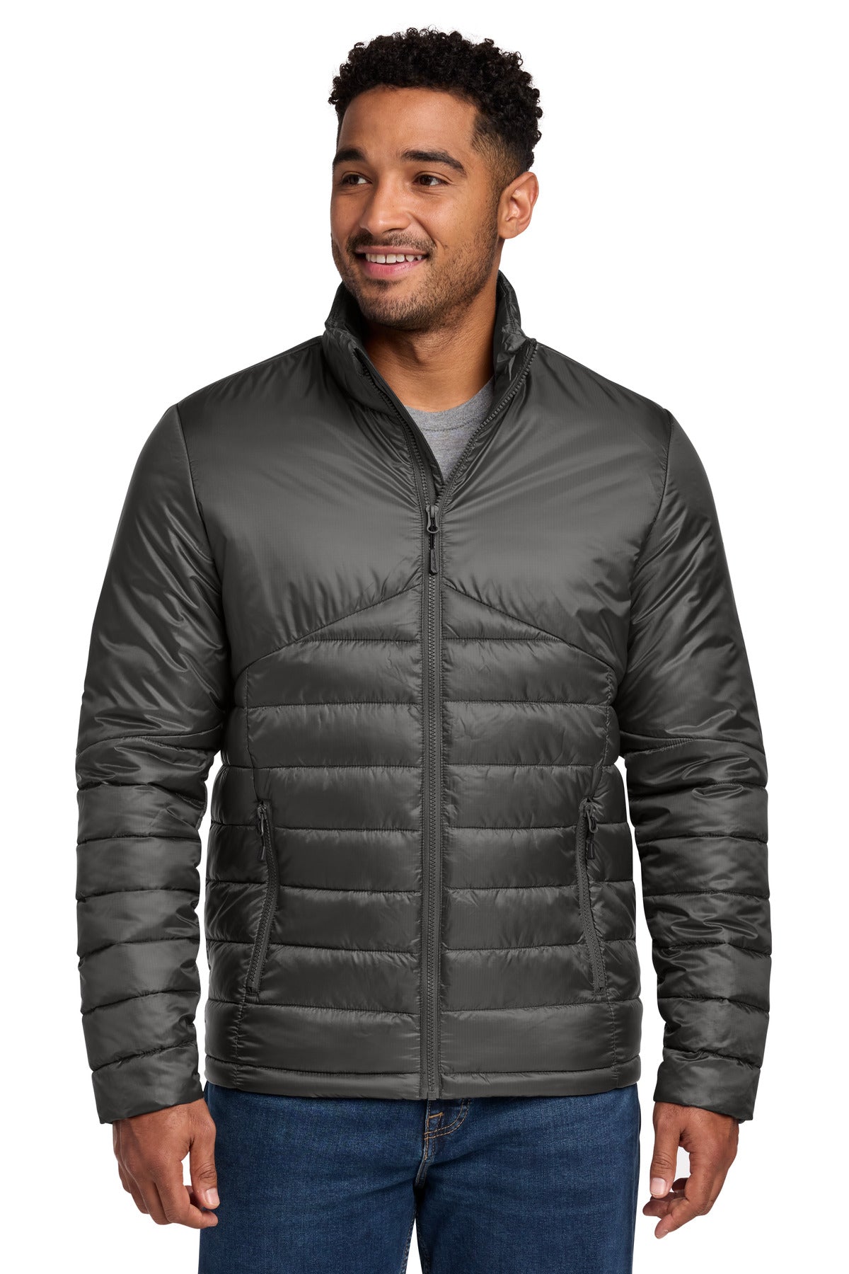 Custom Embroidery or DTF Print - Eddie Bauer ®  Quilted Jacket EB510
