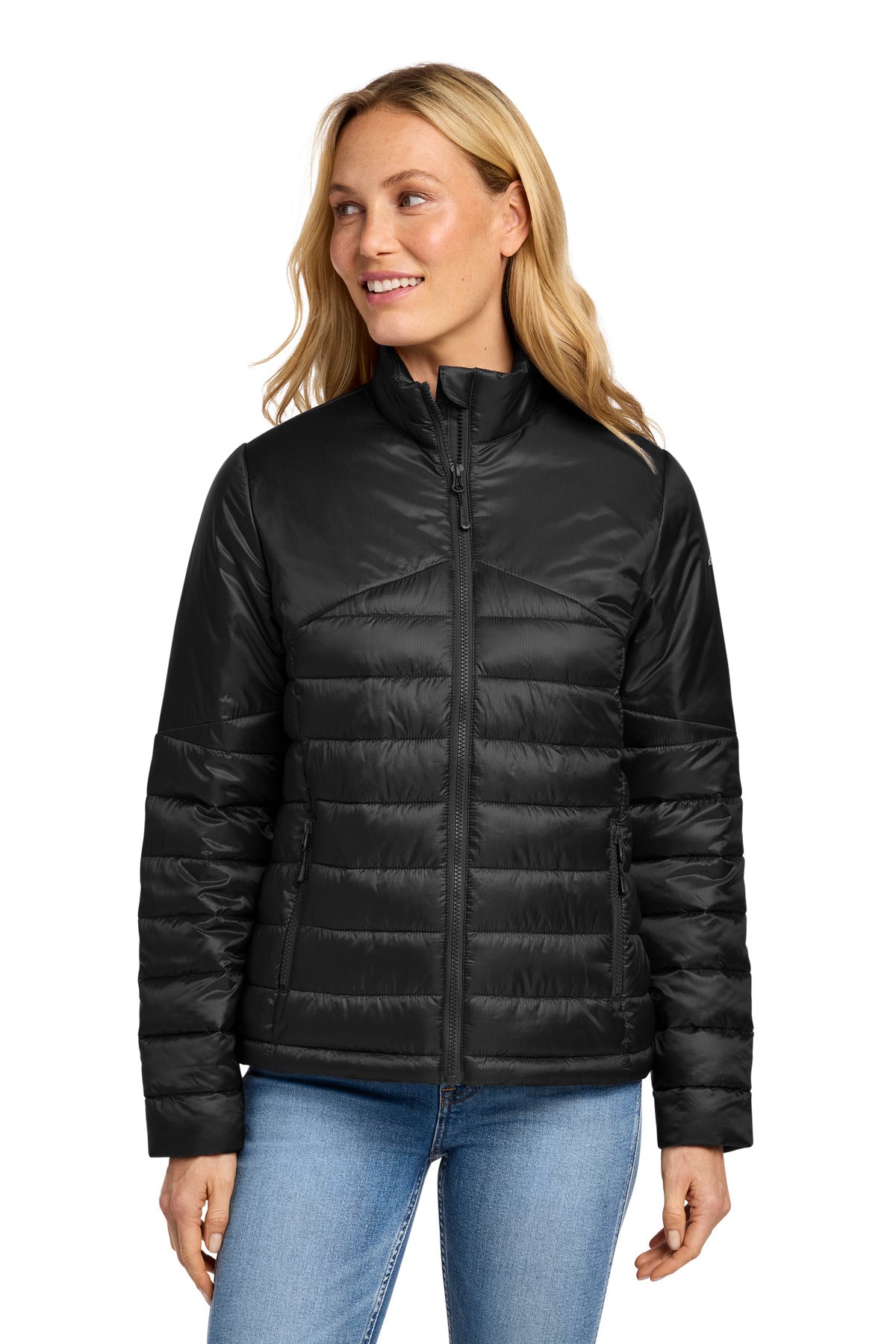 Custom Embroidery or DTF Print - Eddie Bauer ®  Women's Quilted Jacket EB511