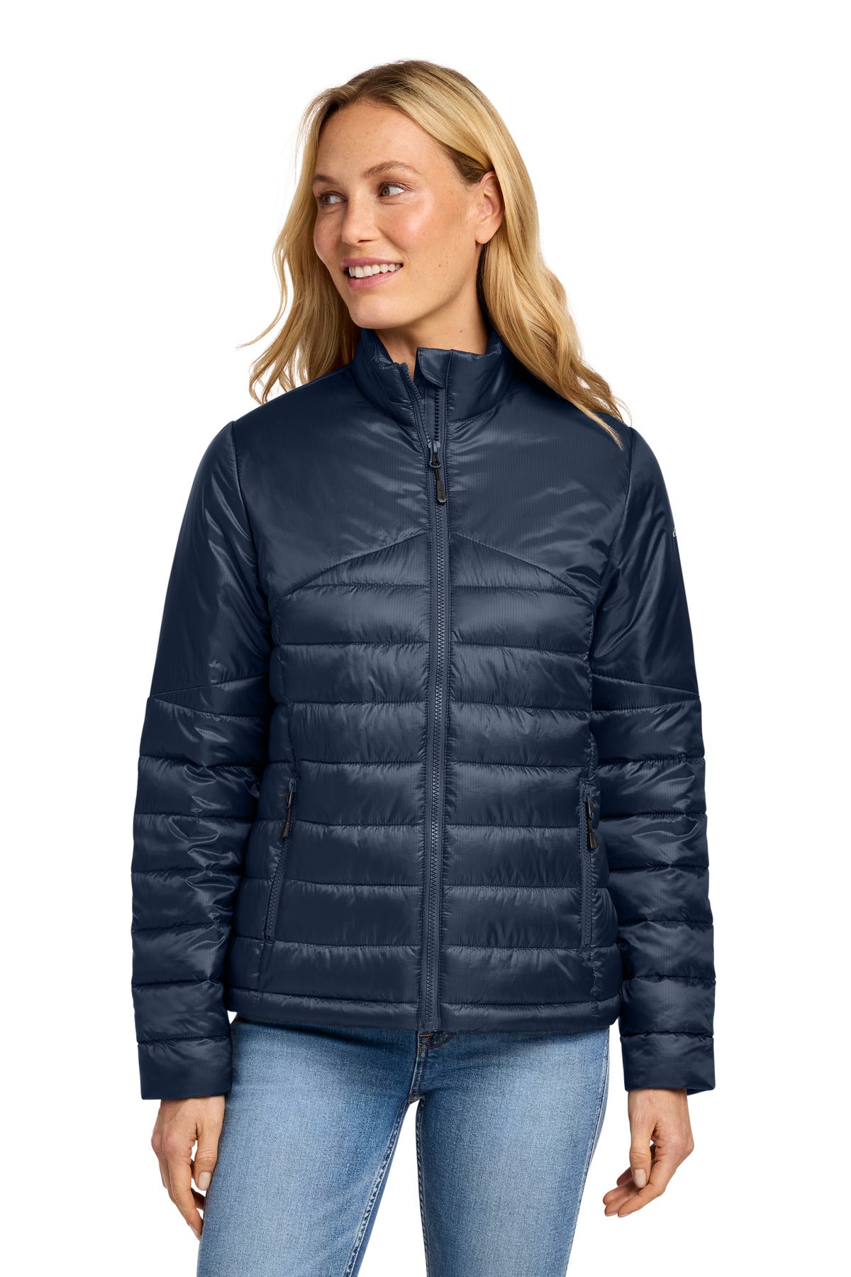 Custom Embroidery or DTF Print - Eddie Bauer ®  Women's Quilted Jacket EB511