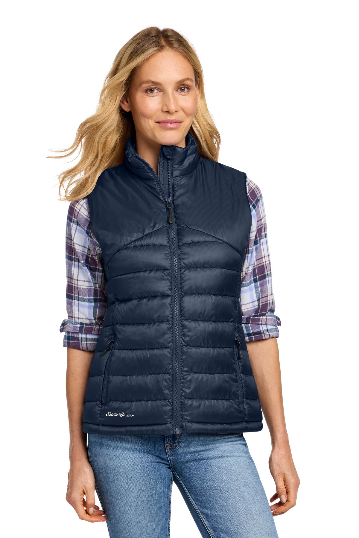 Custom Embroidery or DTF Print - Eddie Bauer ®  Women's Quilted Vest EB513