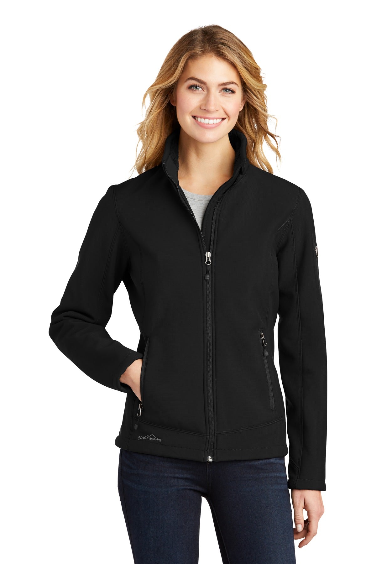 Custom Embroidery or DTF Print - Eddie Bauer ®  Women's Rugged Ripstop Soft Shell Jacket. EB535