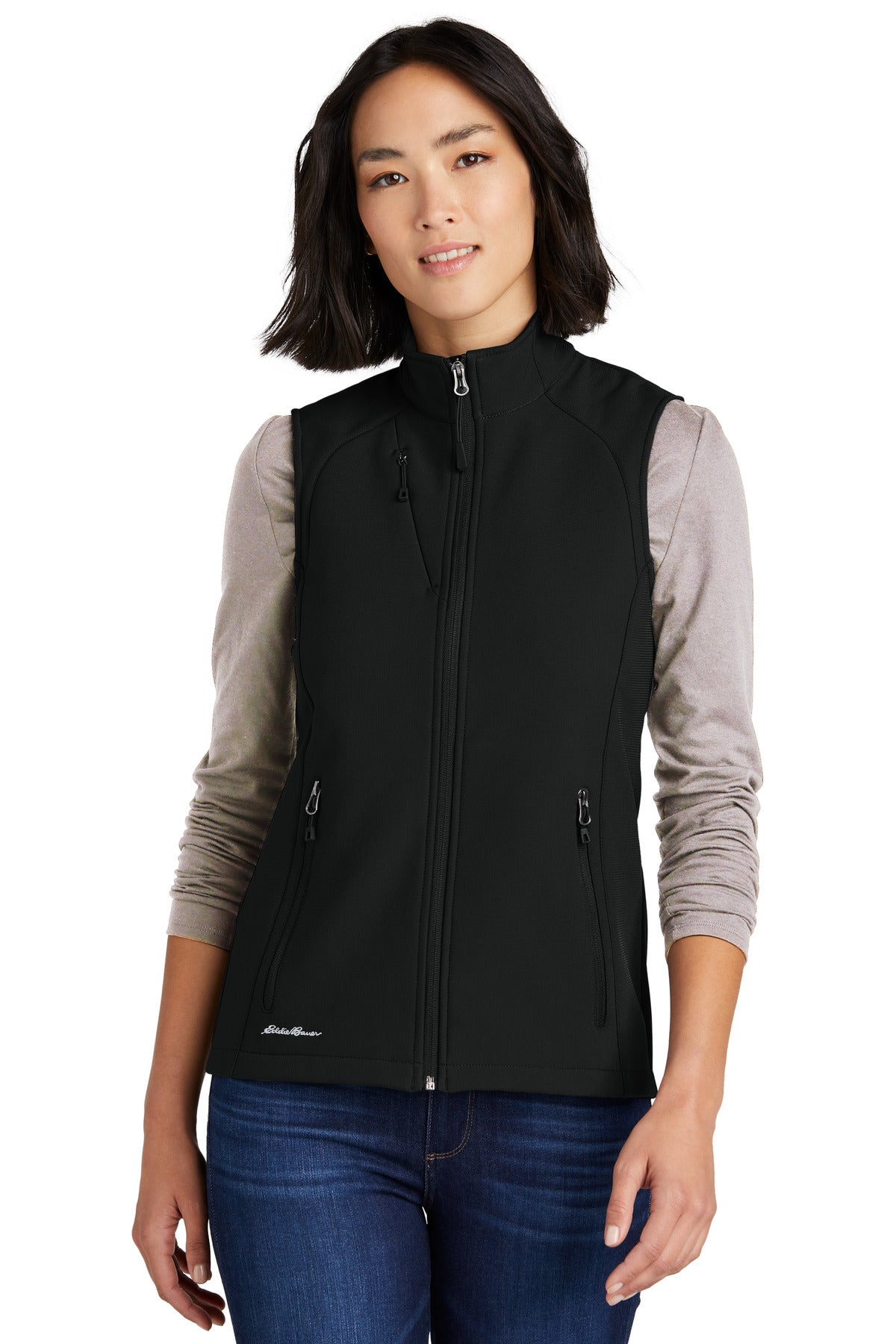 Custom Embroidery or DTF Print - Eddie Bauer® Women's Stretch Soft Shell Vest EB547