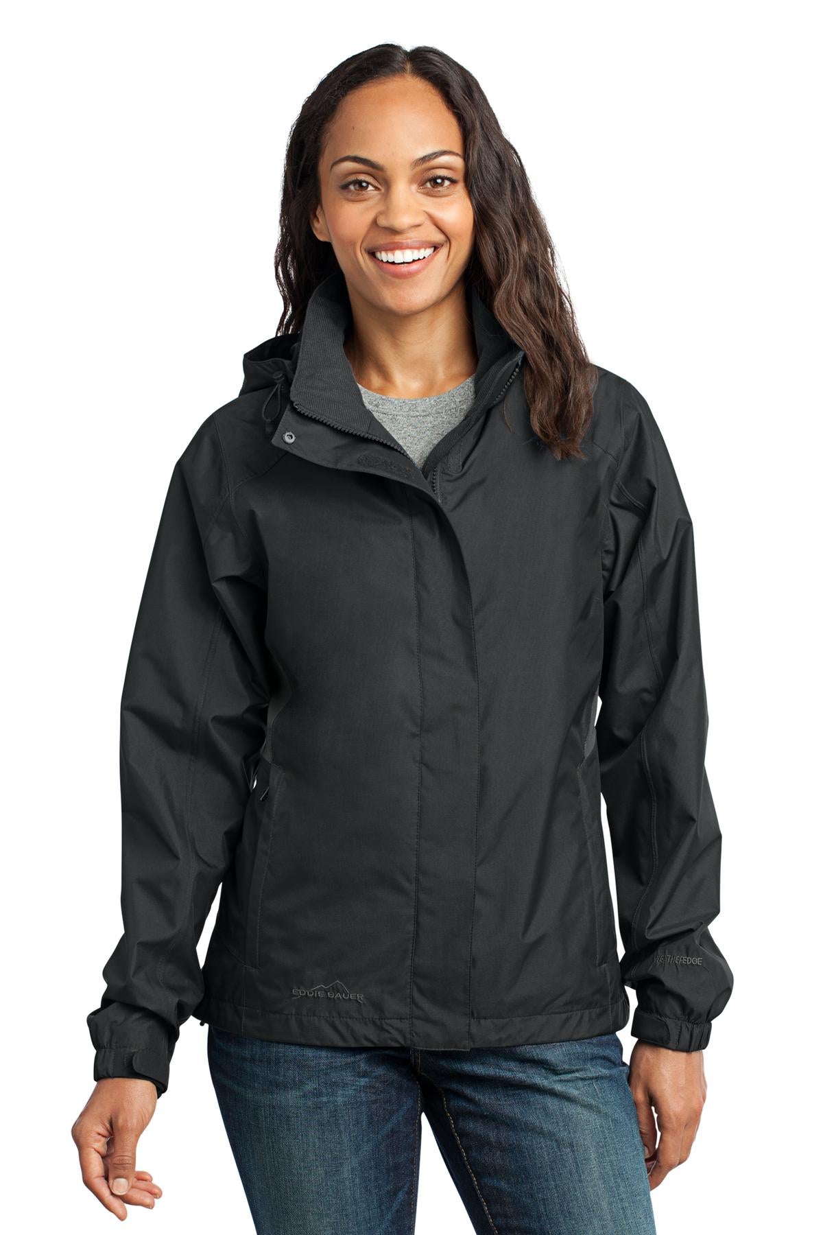 Custom Embroidery or DTF Print - Eddie Bauer ®  Women's Rain Jacket. EB551