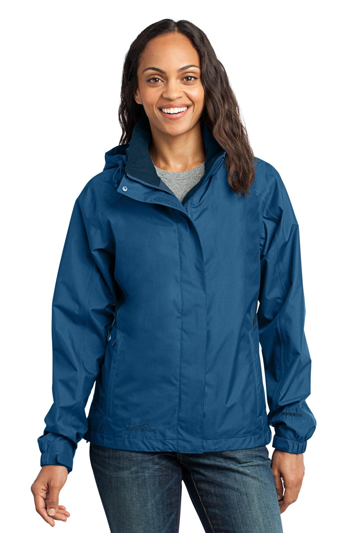 Custom Embroidery or DTF Print - Eddie Bauer ®  Women's Rain Jacket. EB551