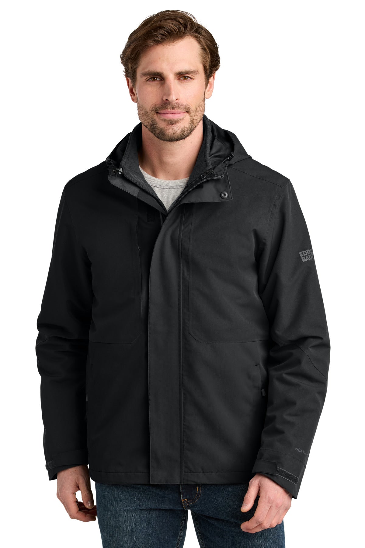Custom Embroidery or DTF Print - Eddie Bauer ®  WeatherEdge ®  Ridge 3-in-1 Jacket EB658