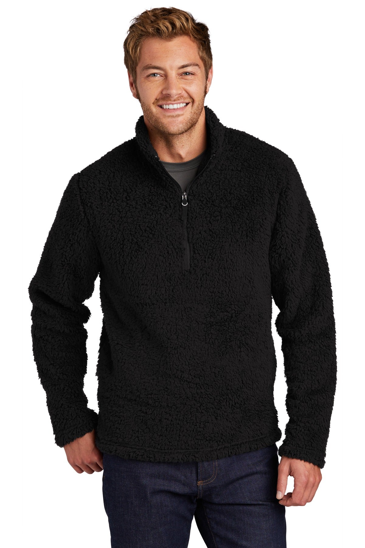 Custom Embroidery or DTF Print - Port Authority  ®  Cozy 1/4-Zip Fleece F130