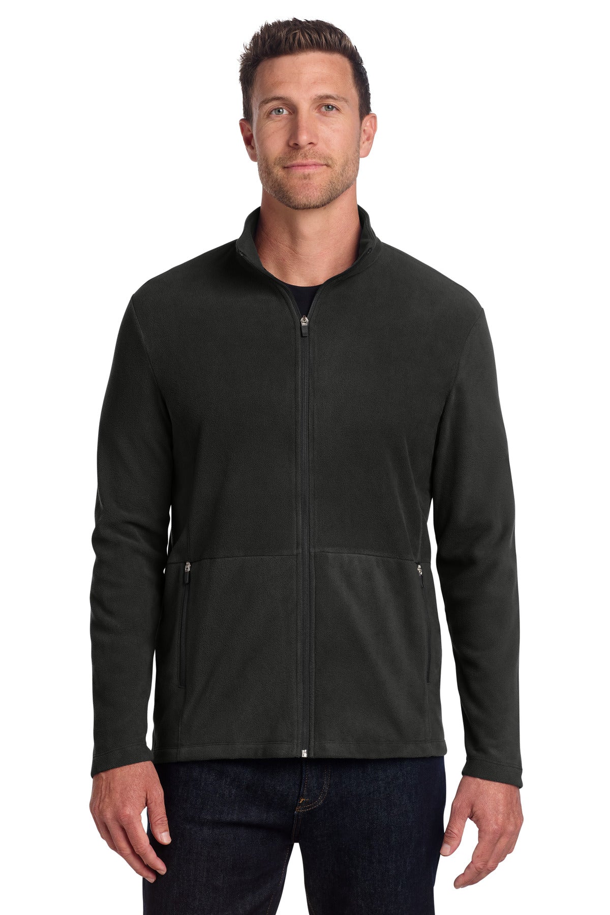 Custom Embroidery or DTF Print - Port Authority ®  Accord Microfleece Jacket F151