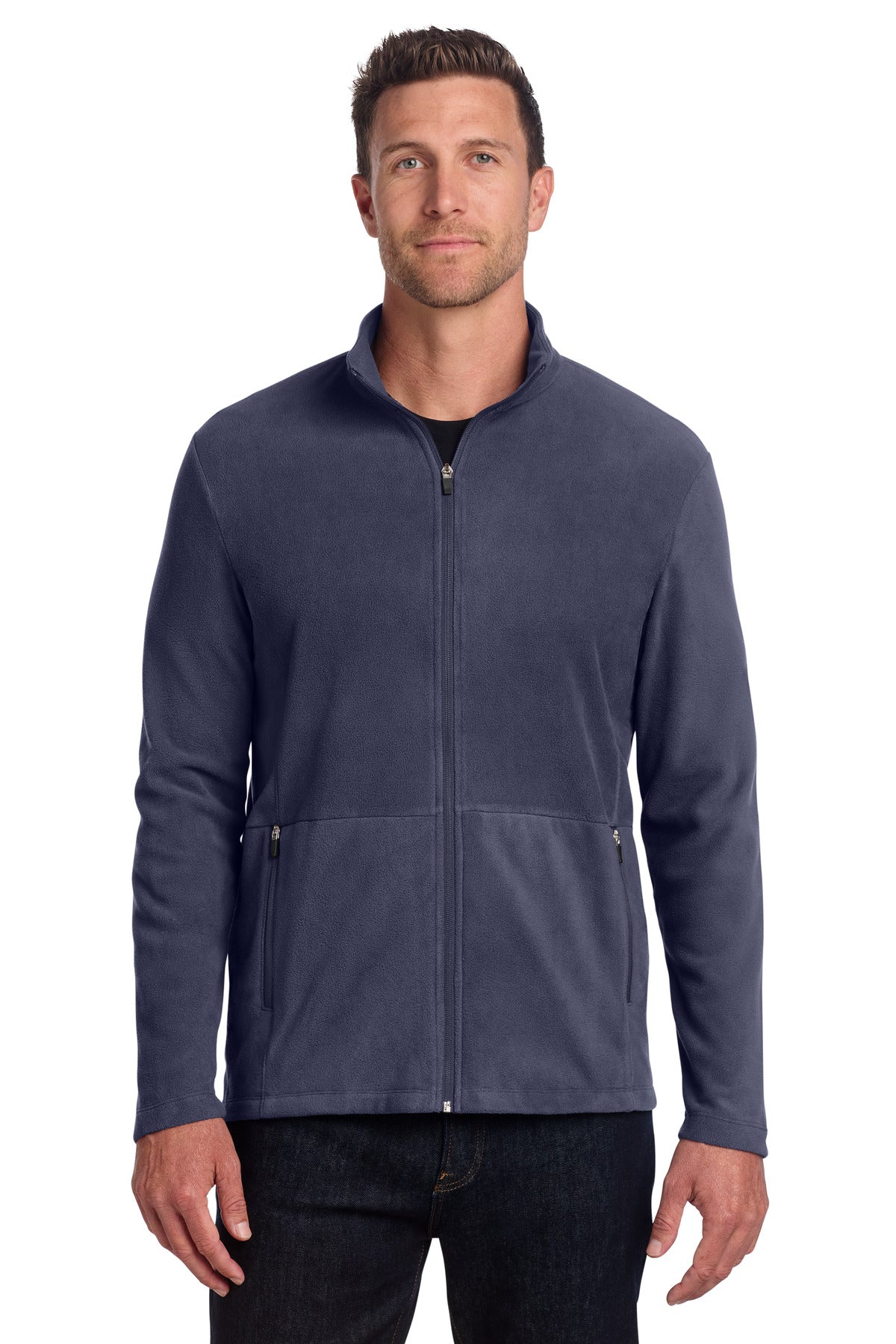 Custom Embroidery or DTF Print - Port Authority ®  Accord Microfleece Jacket F151