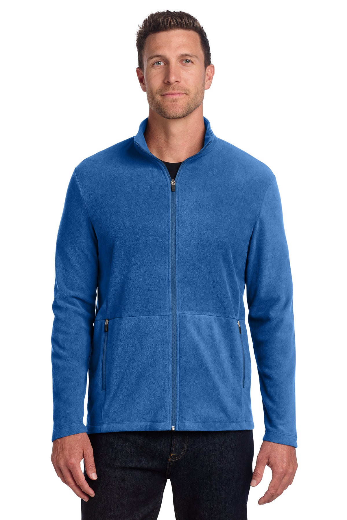 Custom Embroidery or DTF Print - Port Authority ®  Accord Microfleece Jacket F151
