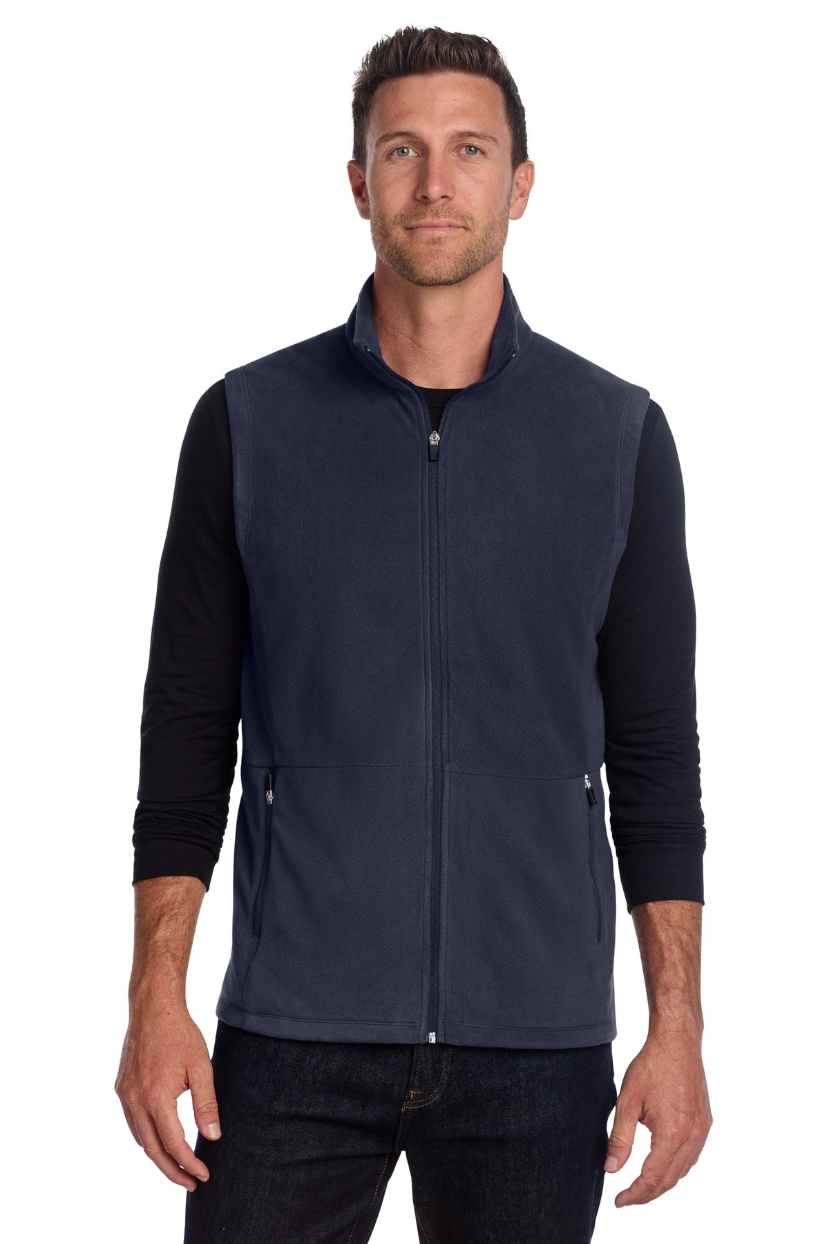 Custom Embroidery or DTF Print - Port Authority ®  Accord Microfleece Vest F152