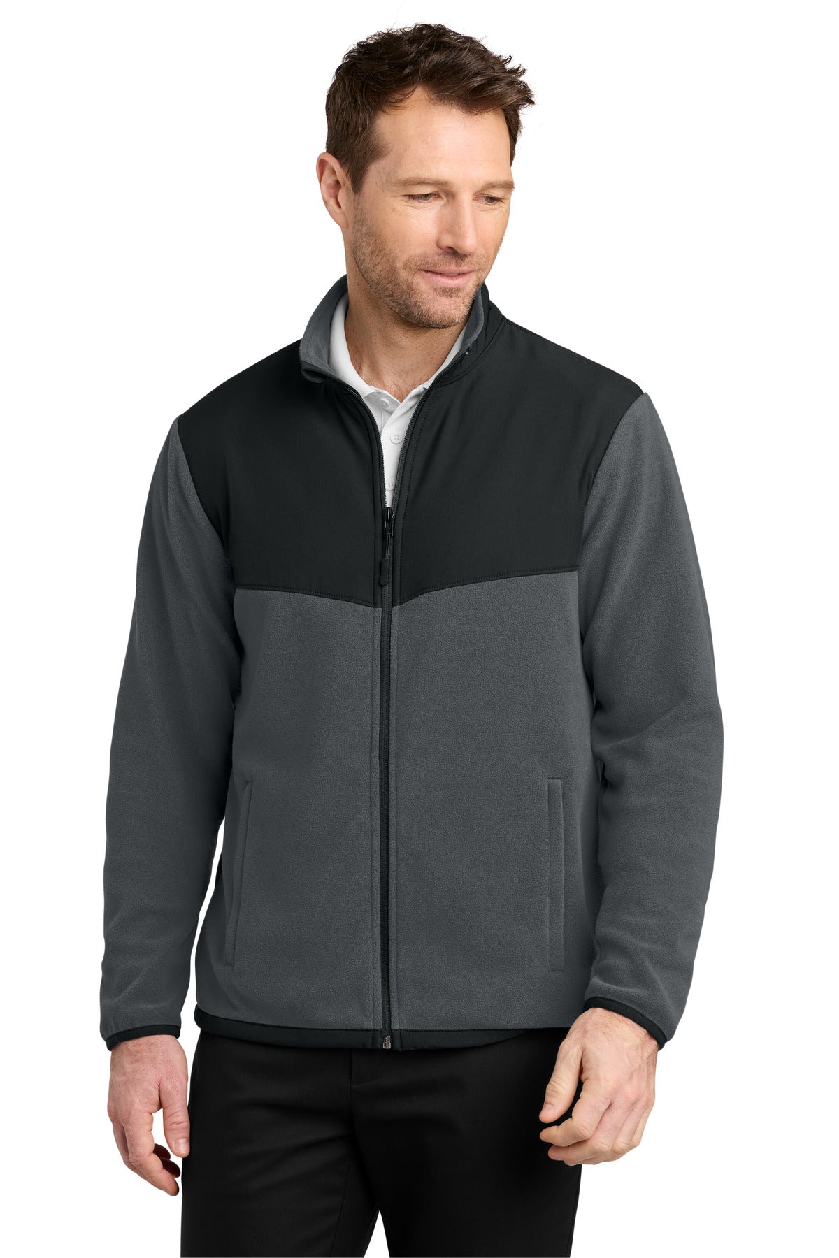 Custom Embroidery or DTF Print - Port Authority ®  Therma-Tek Fleece Jacket F180