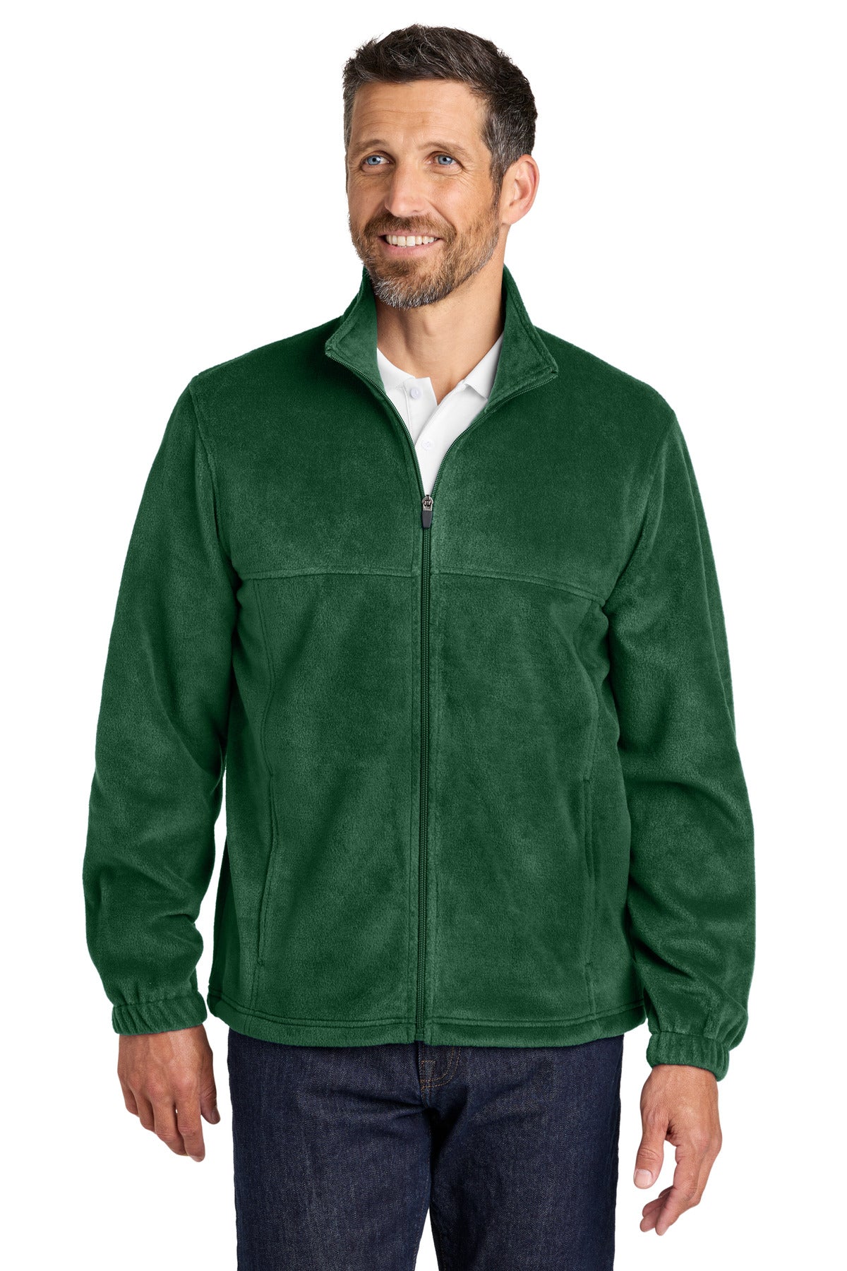 Custom Embroidery or DTF Print - Port Authority ®  Plush Fleece Full-Zip Jacket F190
