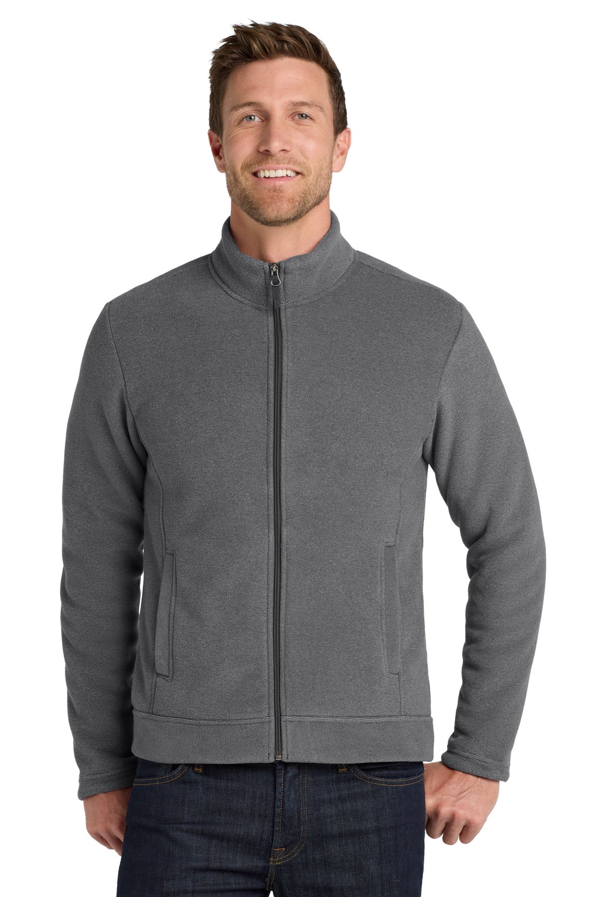 Custom Embroidered or DTF Print on Port Authority  ®  Ultra Warm Brushed Fleece Jacket. F211