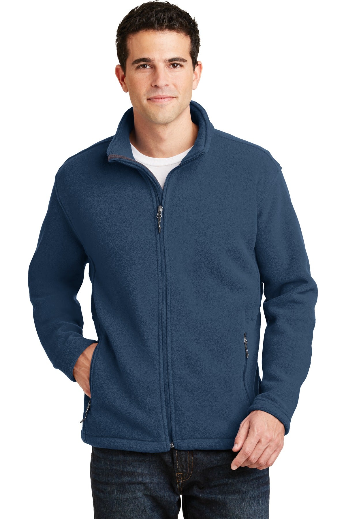 Custom Embroidery or DTF Print - Port Authority ®  Value Fleece Jacket. F217