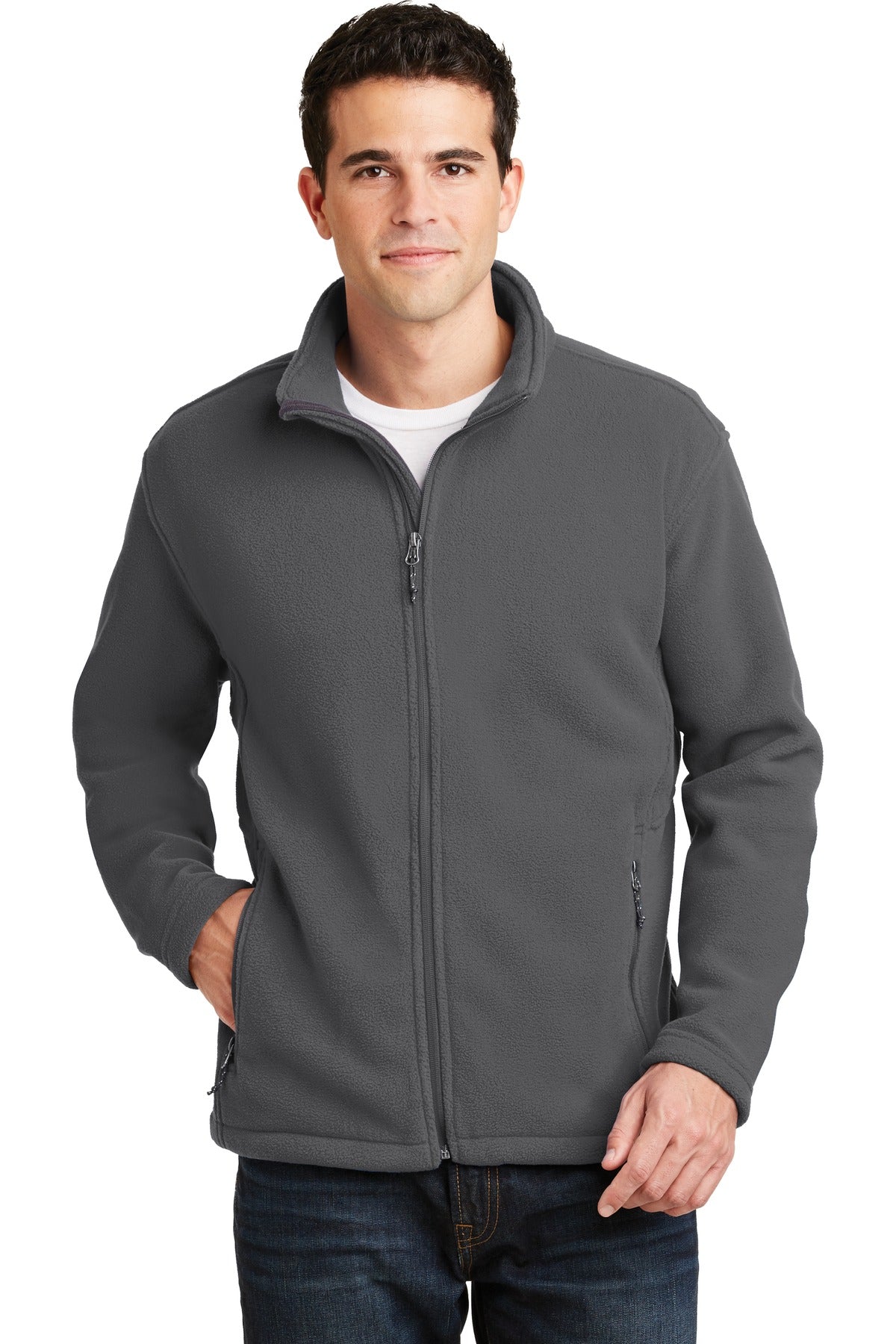 Custom Embroidery or DTF Print - Port Authority ®  Value Fleece Jacket. F217