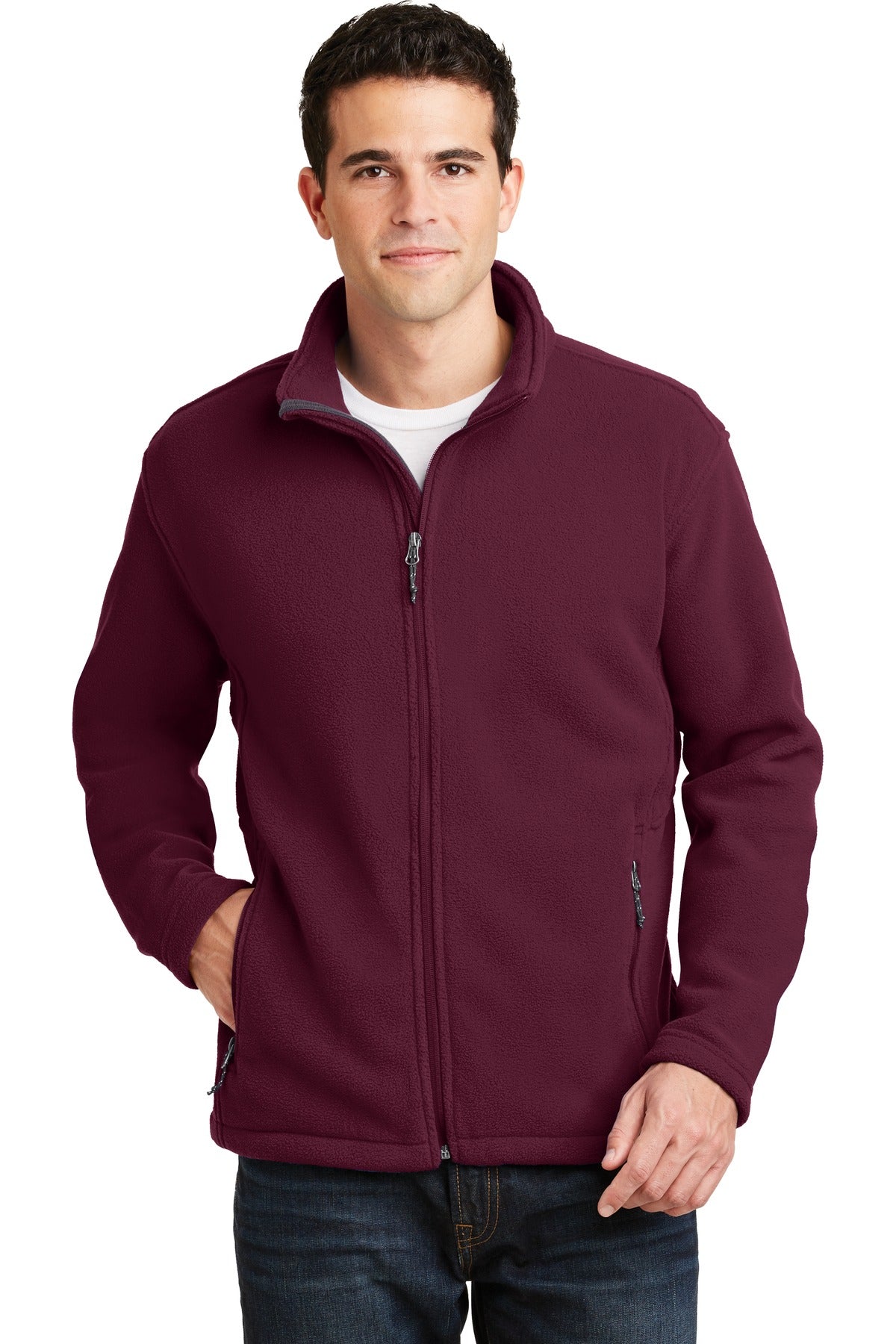 Custom Embroidered - Port Authority® Value Fleece Jacket. F217