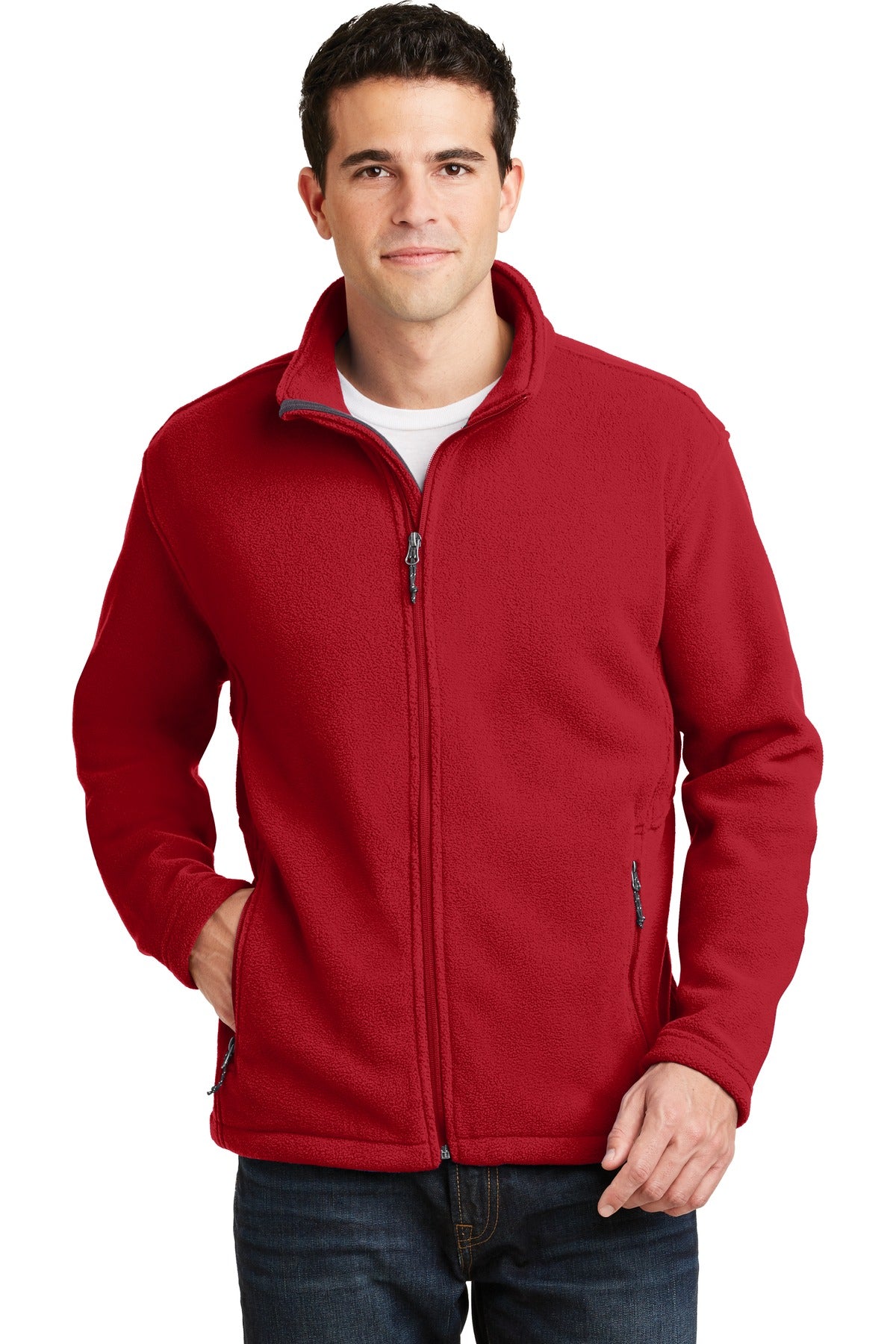 Custom Embroidered - Port Authority® Value Fleece Jacket. F217