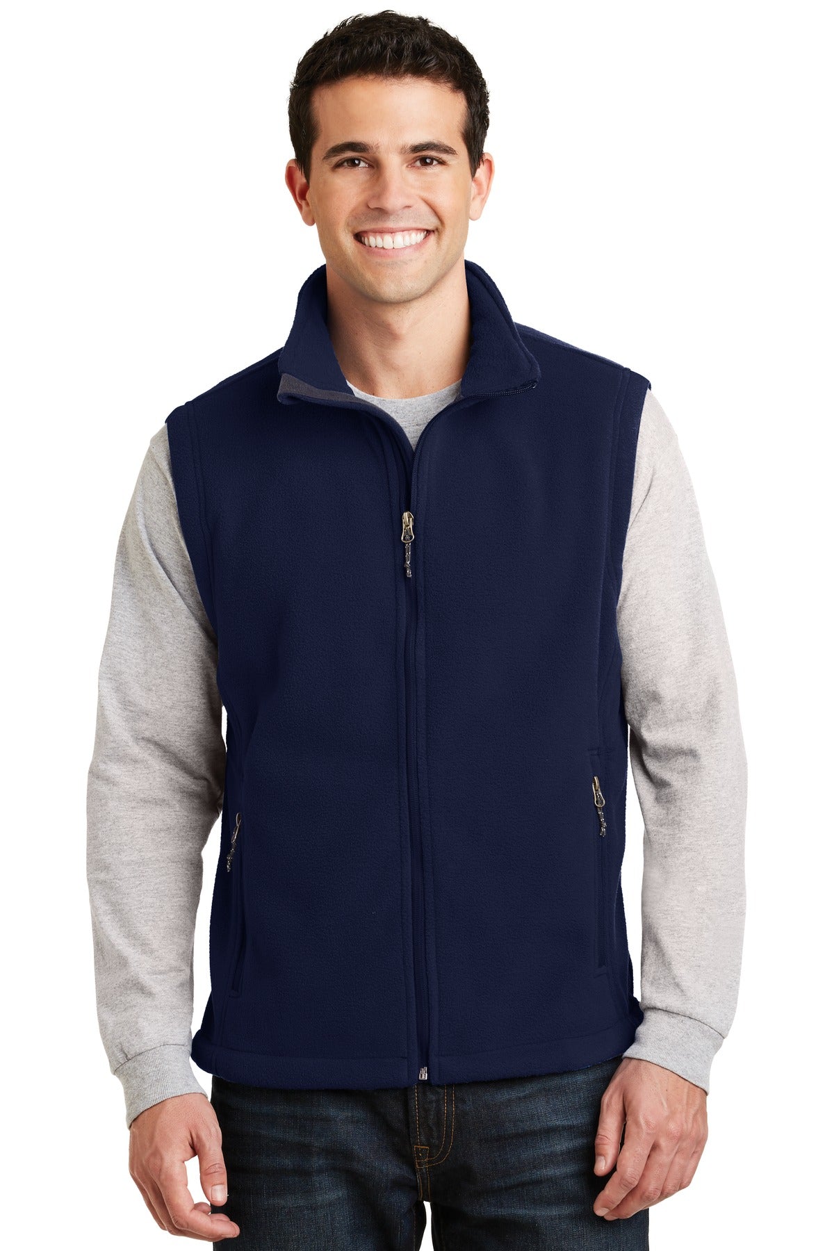 Custom Embroidery or DTF Print - Port Authority ®  Value Fleece Vest. F219