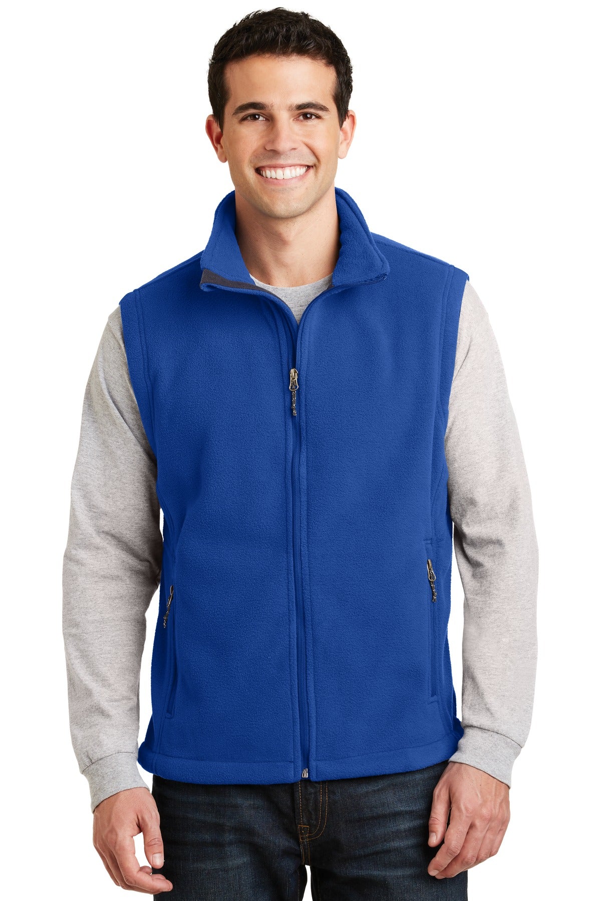 Custom Embroidery or DTF Print - Port Authority ®  Value Fleece Vest. F219