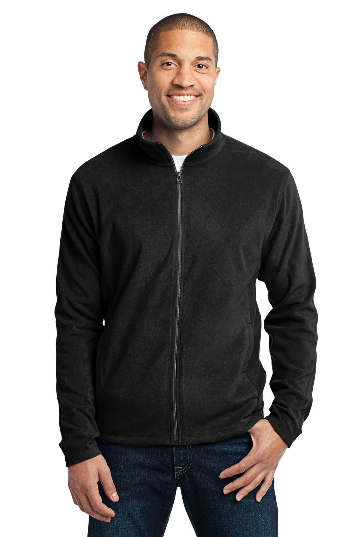 Custom Embroidered - Port Authority® Microfleece Jacket. F223