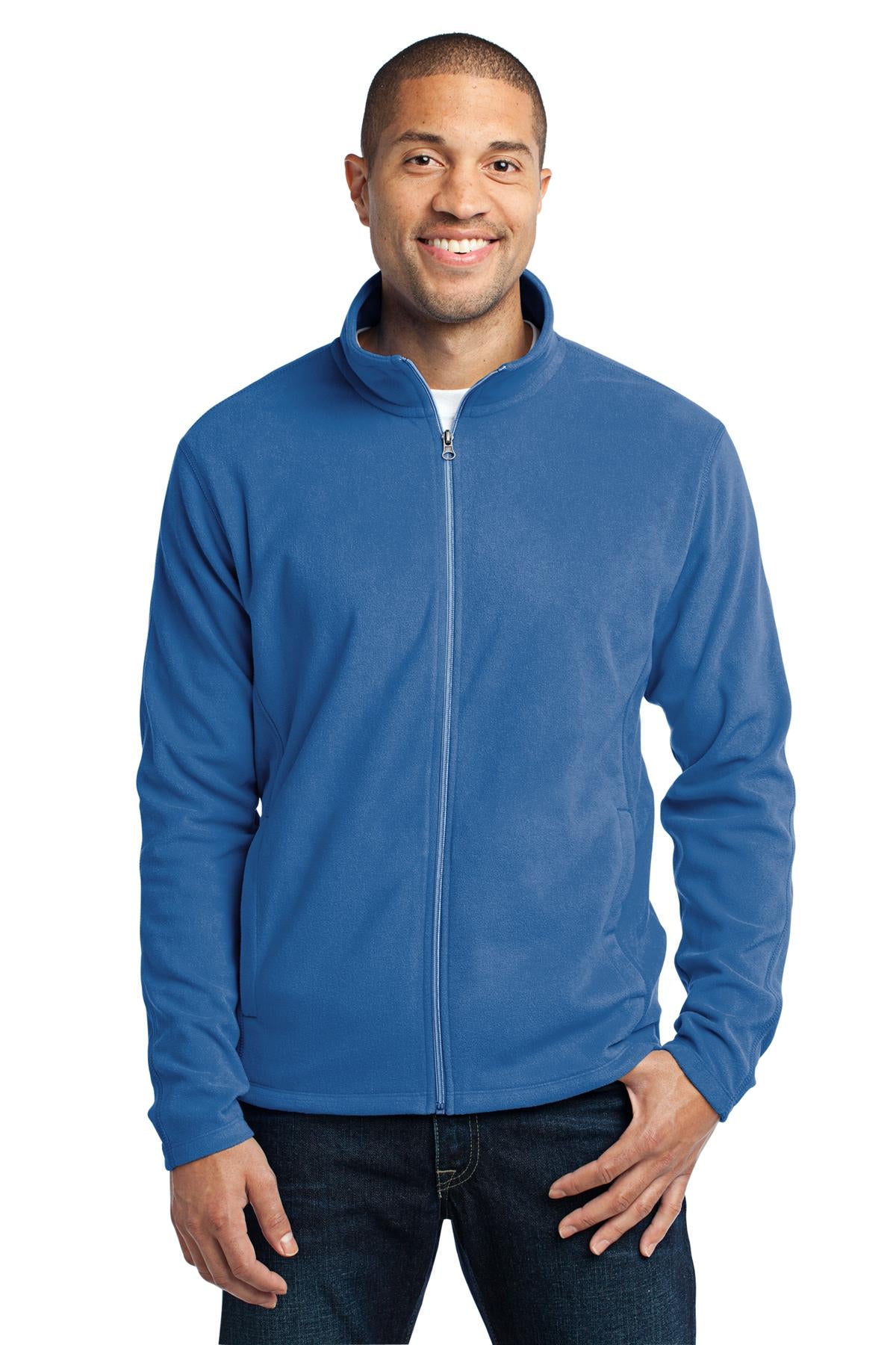 Custom Embroidered - Port Authority® Microfleece Jacket. F223