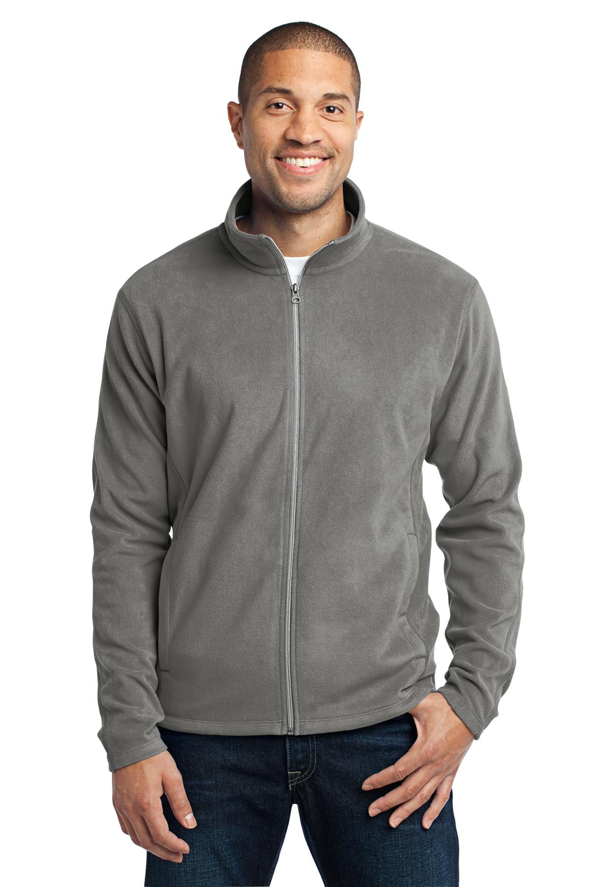 Custom Embroidered - Port Authority® Microfleece Jacket. F223