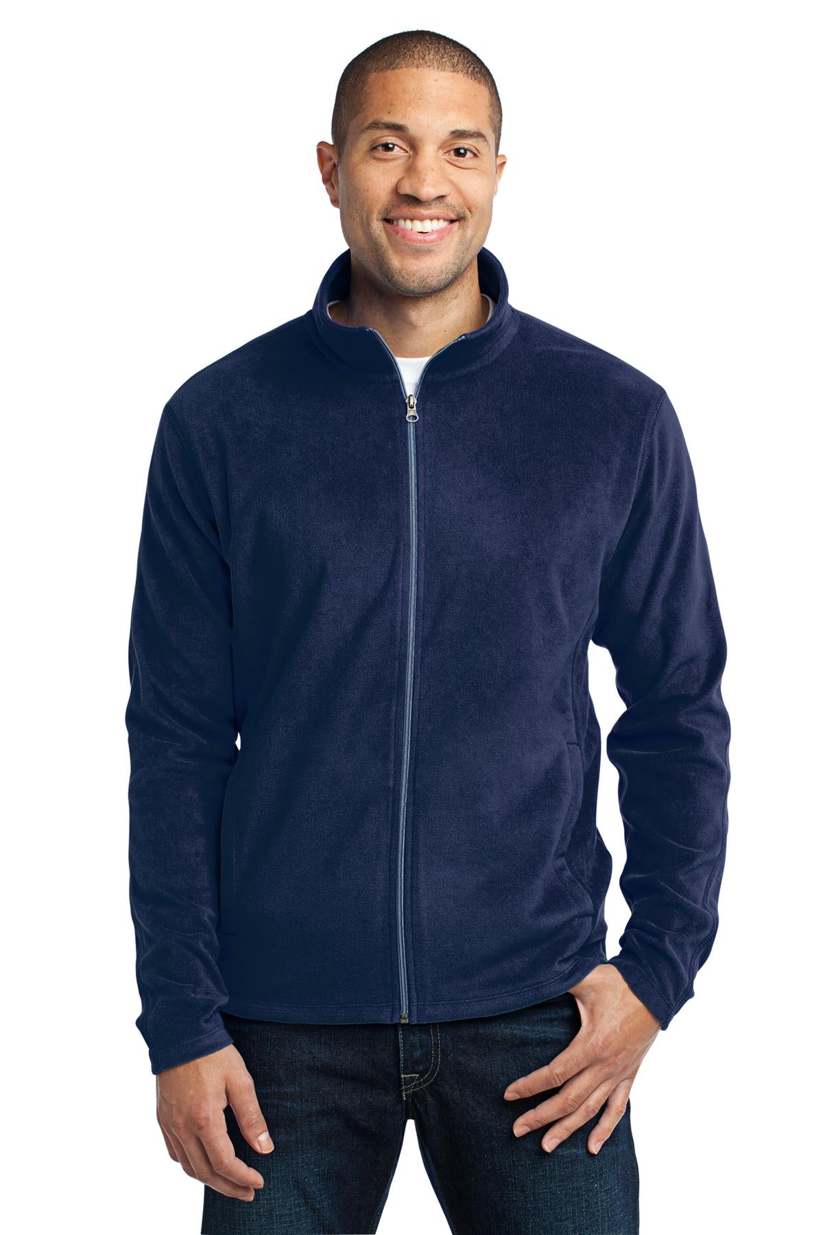Custom Embroidered - Port Authority® Microfleece Jacket. F223