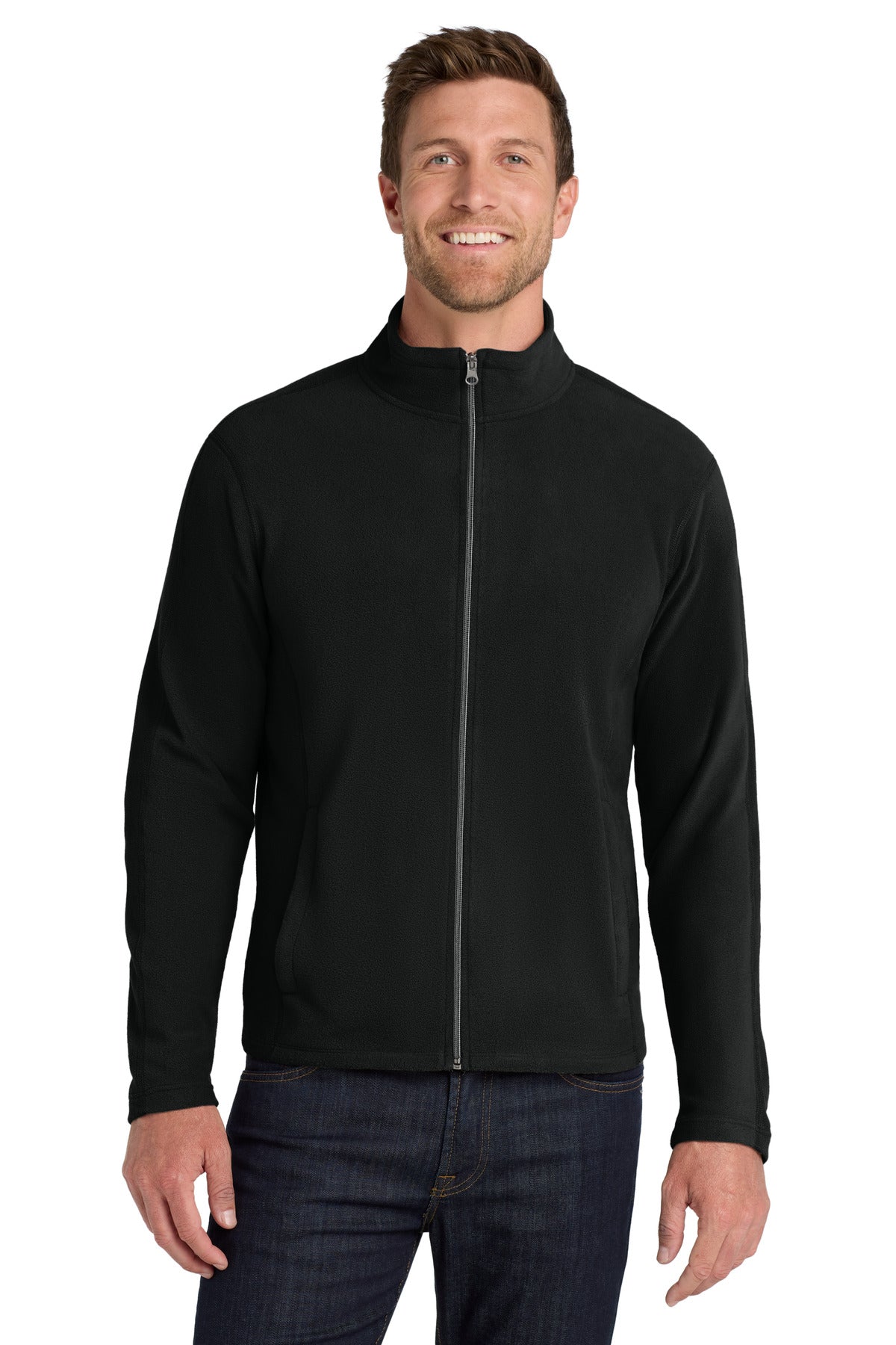 Custom Embroidery or DTF Print - Port Authority ®  Microfleece Jacket. F223