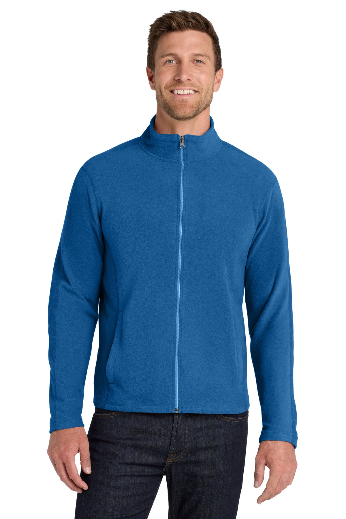 Custom Embroidery or DTF Print - Port Authority ®  Microfleece Jacket. F223