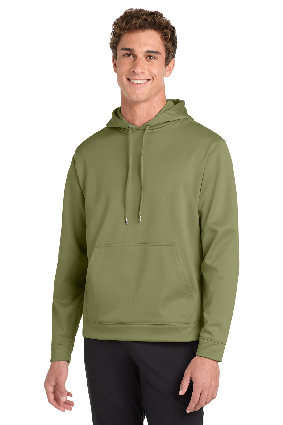 Custom Embroidery or DTF Print - Sport-Tek ®  Sport-Wick ®  Fleece Hooded Pullover.  F244