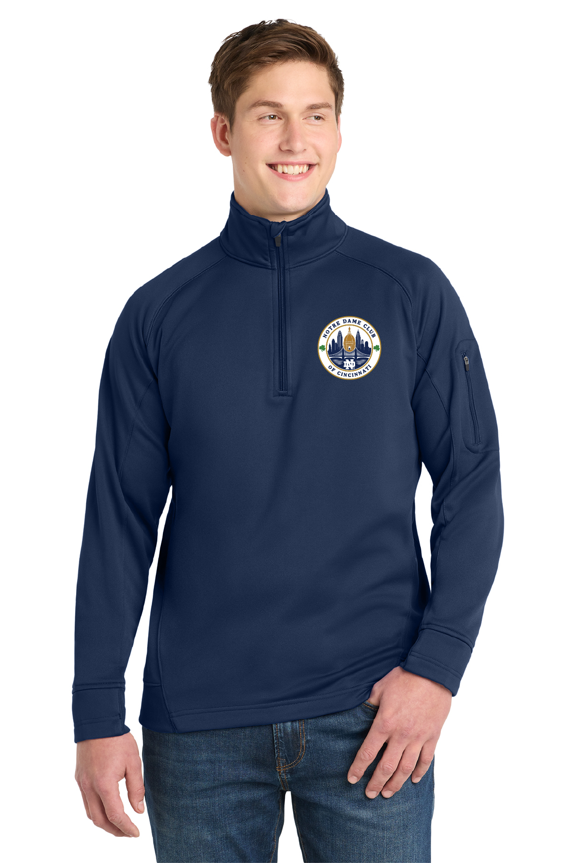 ND Club of Cincinnati - Sport-Tek® Tech Fleece 1/4-Zip Pullover. F247