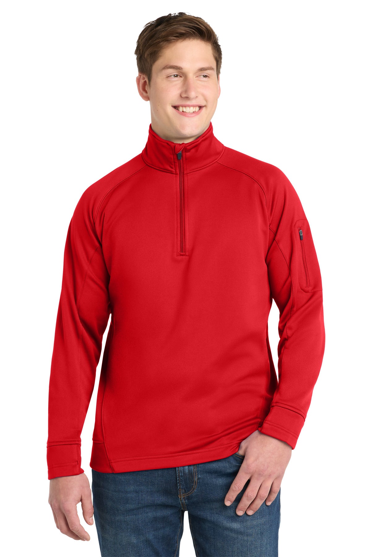 Custom Embroidery or DTF Print - Sport-Tek ®  Tech Fleece 1/4-Zip Pullover. F247