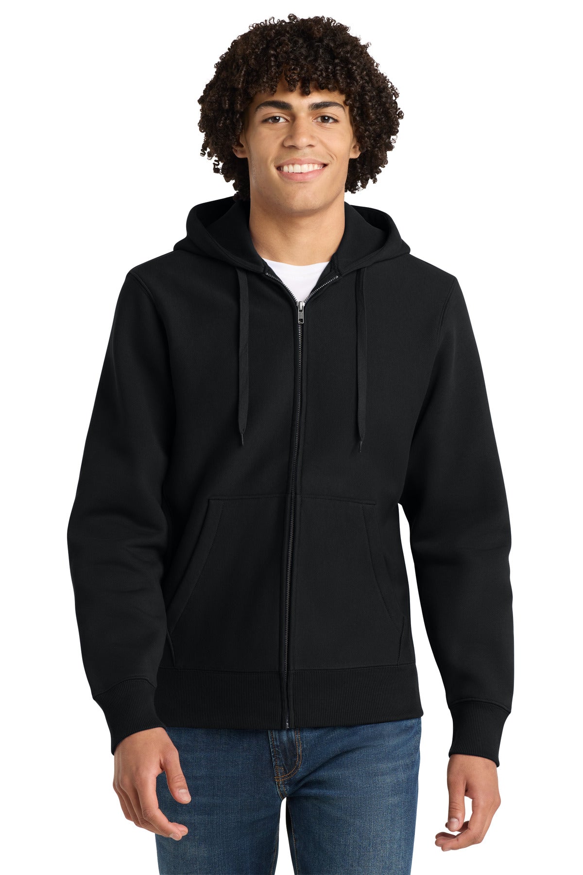 Custom Embroidery or DTF Print - Sport-Tek ®  Super Heavyweight Full-Zip Hooded Sweatshirt.  F282