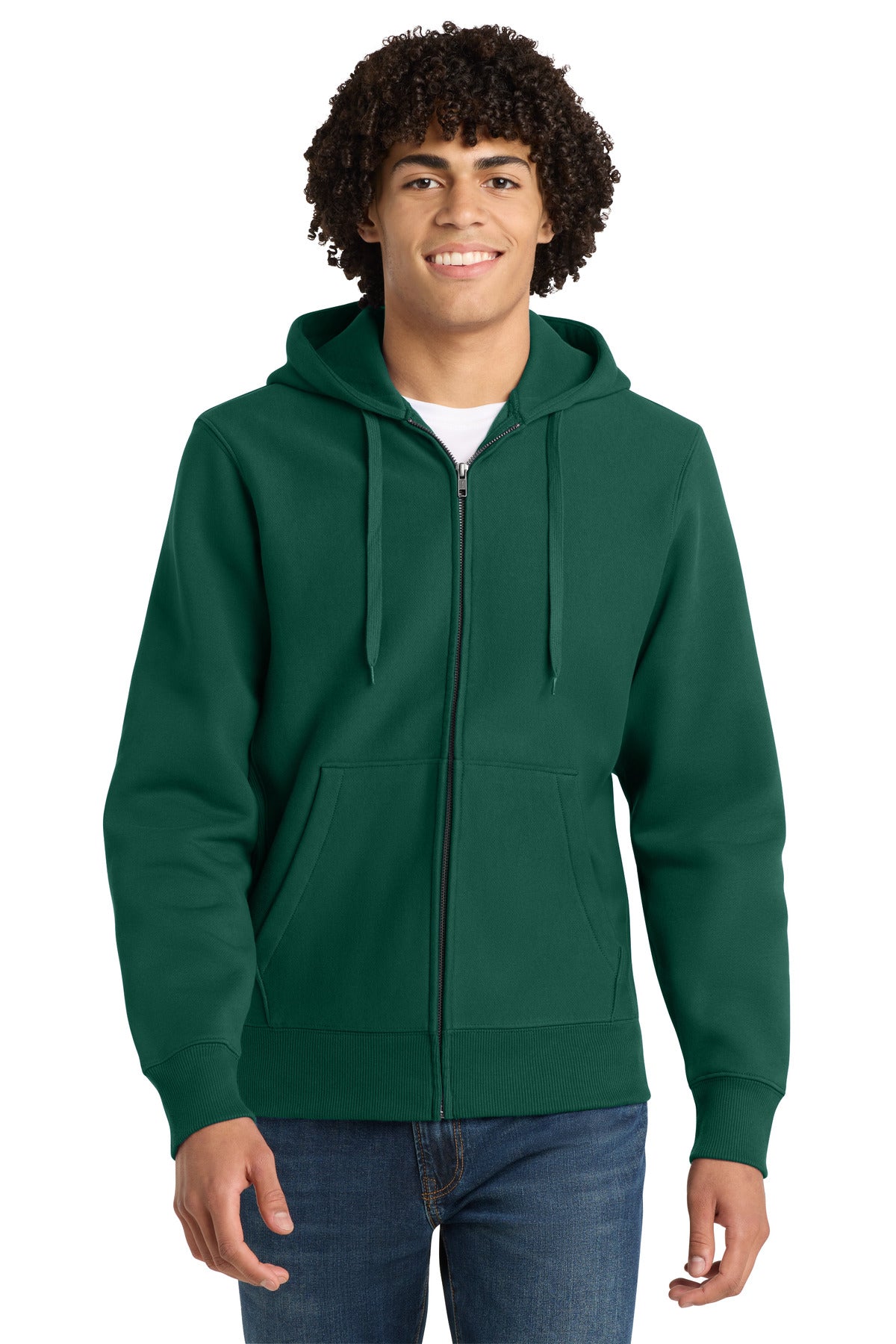 Custom Embroidery or DTF Print - Sport-Tek ®  Super Heavyweight Full-Zip Hooded Sweatshirt.  F282