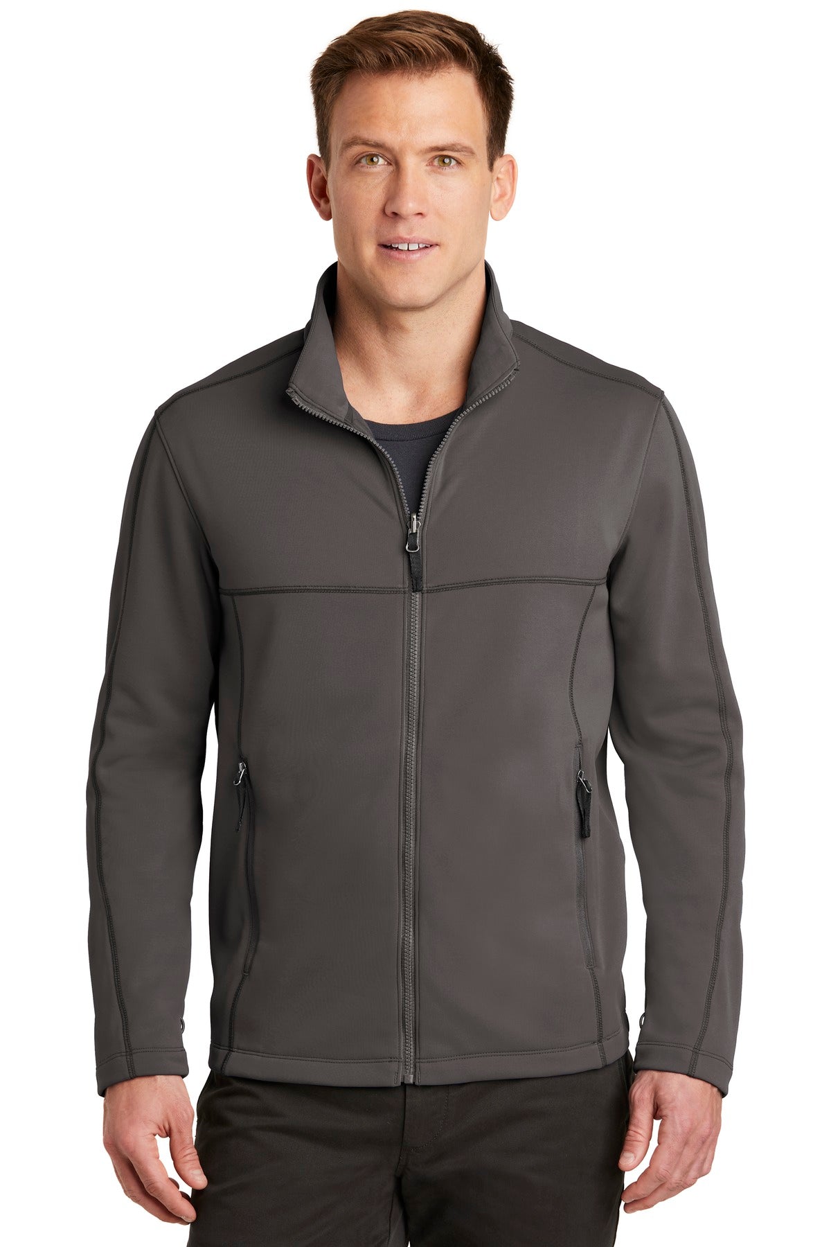 Custom Embroidery or DTF Print - Port Authority  ®  Collective Smooth Fleece Jacket. F904