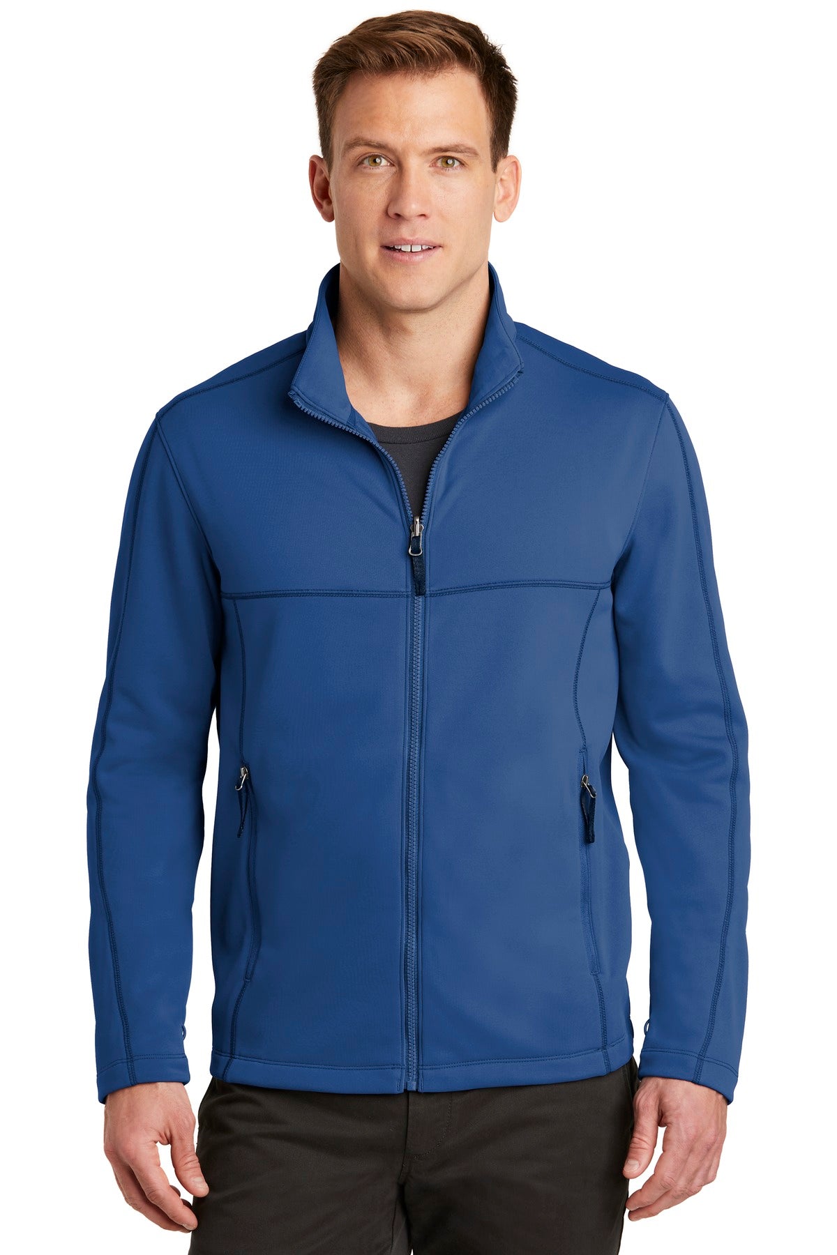 Custom Embroidery or DTF Print - Port Authority  ®  Collective Smooth Fleece Jacket. F904