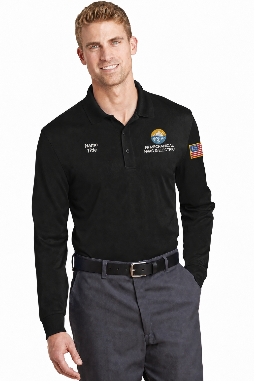 FR Mechanical - CornerStone Select Snag-Proof Long Sleeve Polo