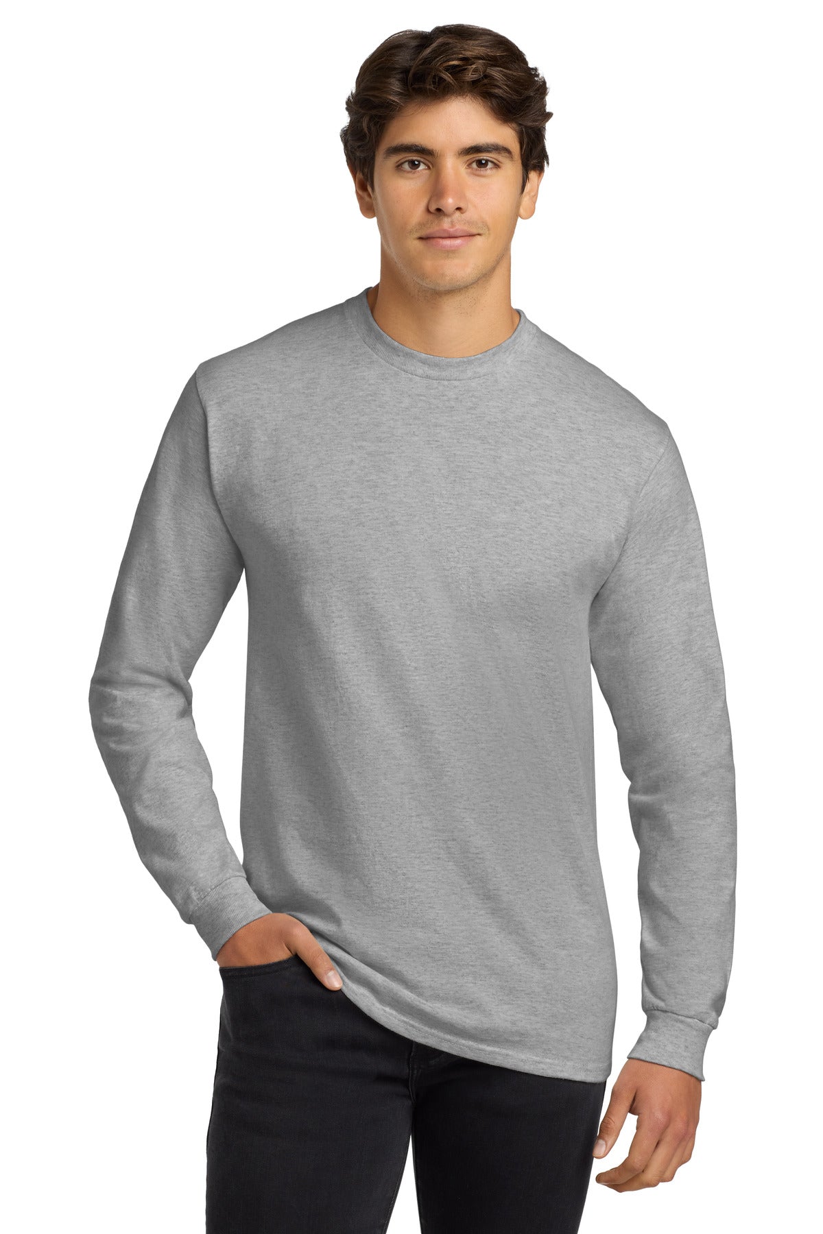 Custom Embroidered or DTF Printed - Gildan ®  - Ultra Cotton ®  100% US Cotton Long Sleeve T-Shirt.  G2400