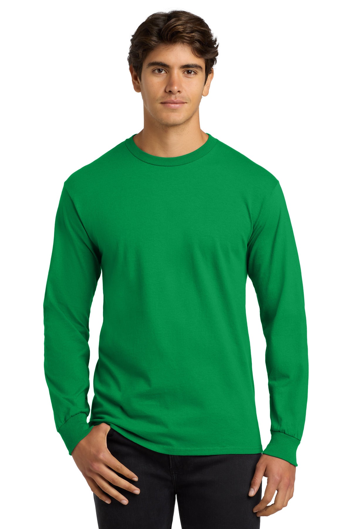 Custom Embroidered or DTF Printed - Gildan ®  - Ultra Cotton ®  100% US Cotton Long Sleeve T-Shirt.  G2400