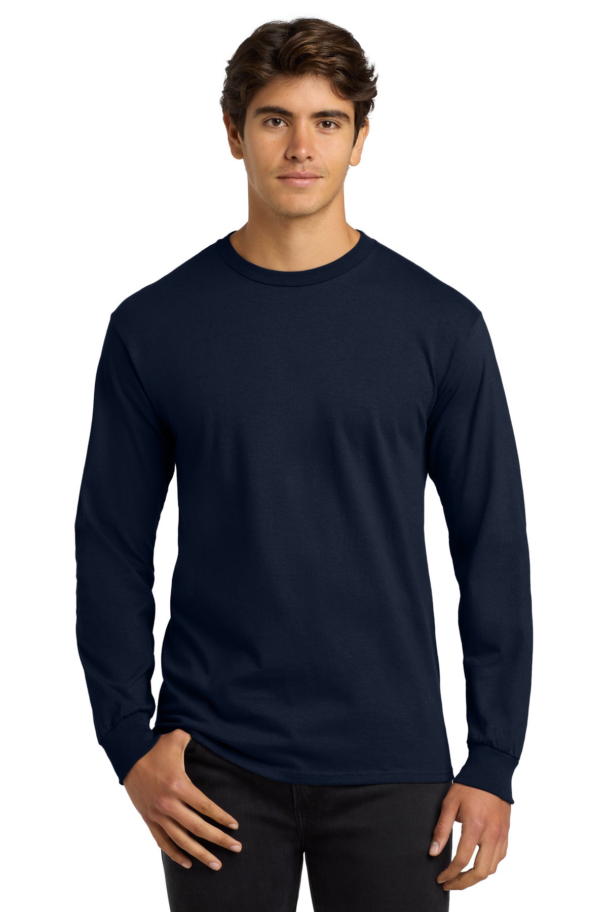 Custom Embroidered or DTF Printed - Gildan ®  - Ultra Cotton ®  100% US Cotton Long Sleeve T-Shirt.  G2400